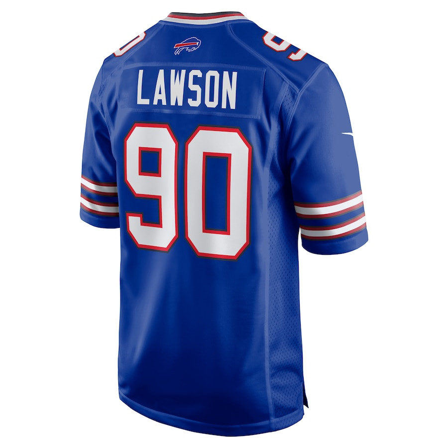 Shaq Lawson 90 Buffalo Bills Game Royal NFL Jersey Men's