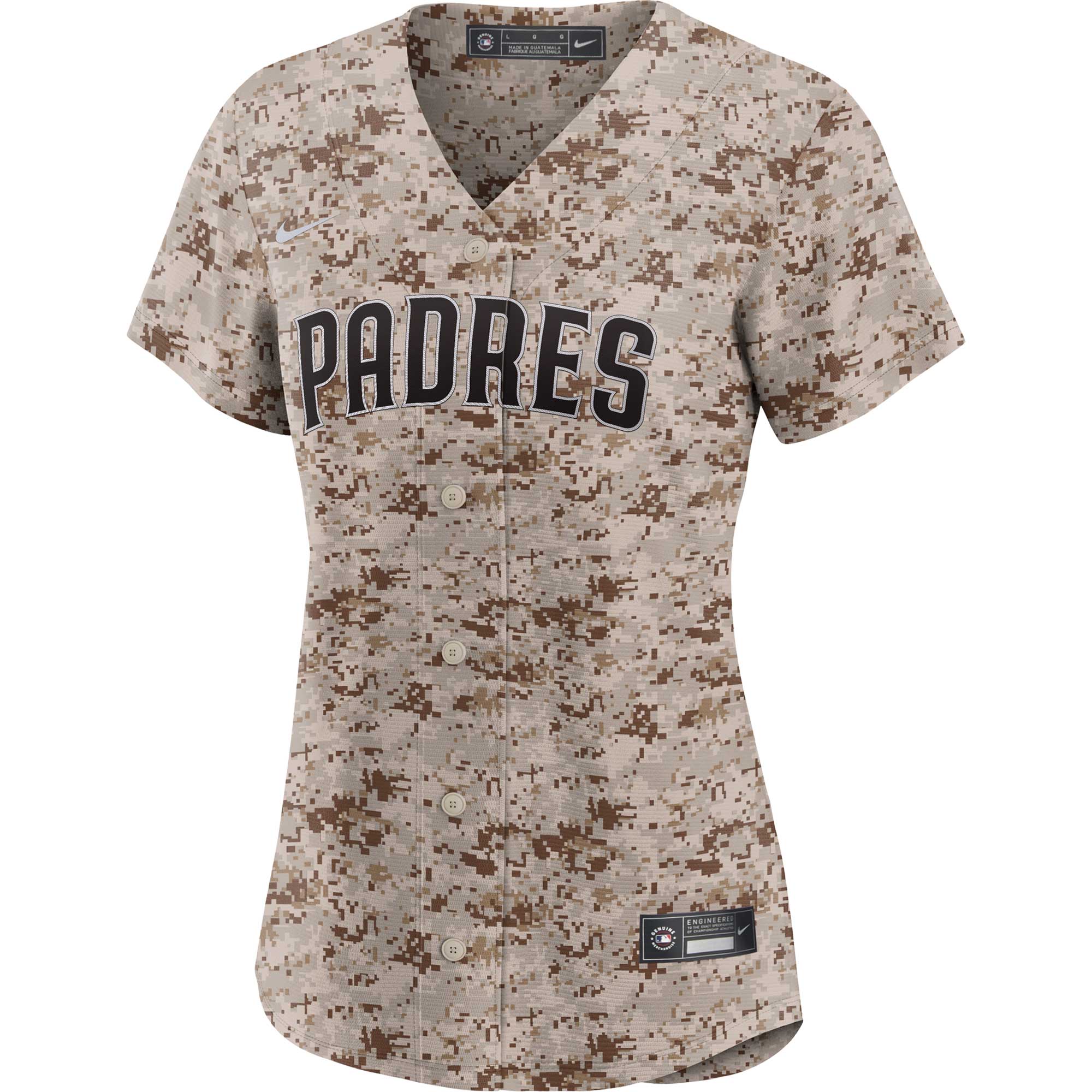 San Diego Padres Manny Machado Camo USMC Alternate Player MLB Jersey Women's