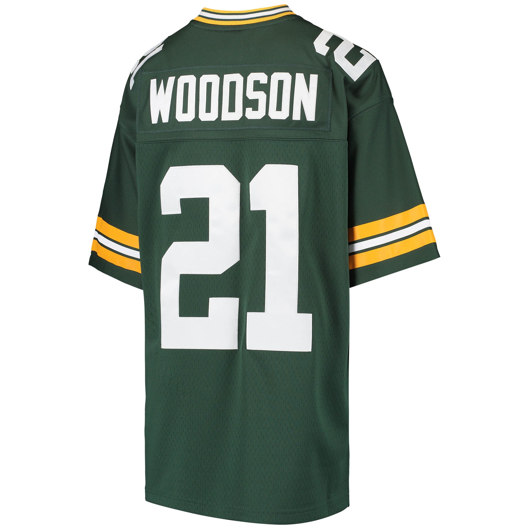 Green Bay Packers Charles Woodson Mitchell Ness Green Retired Player Legacy NFL Jersey Youth
