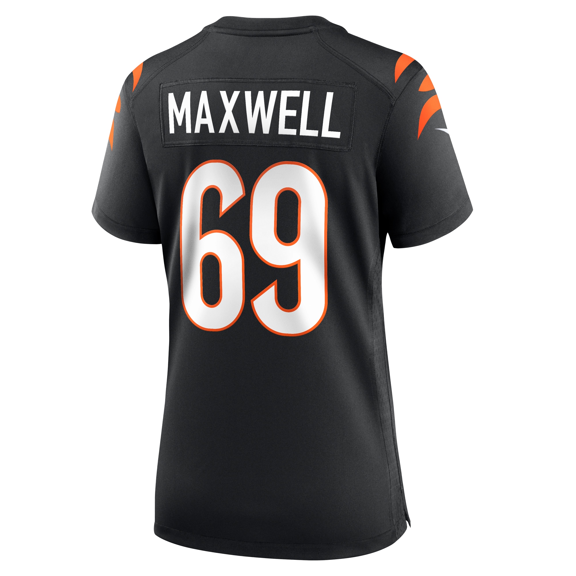 Cincinnati Bengals Devonnsha Maxwell Black Team Game NFL Jersey Women's