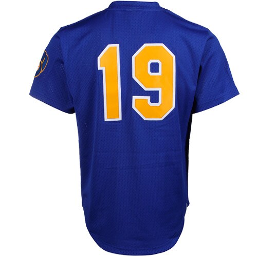 Milwaukee Brewers Robin Yount Mitchell Ness Royal Cooperstown Mesh Batting Practice MLB Jersey Men's