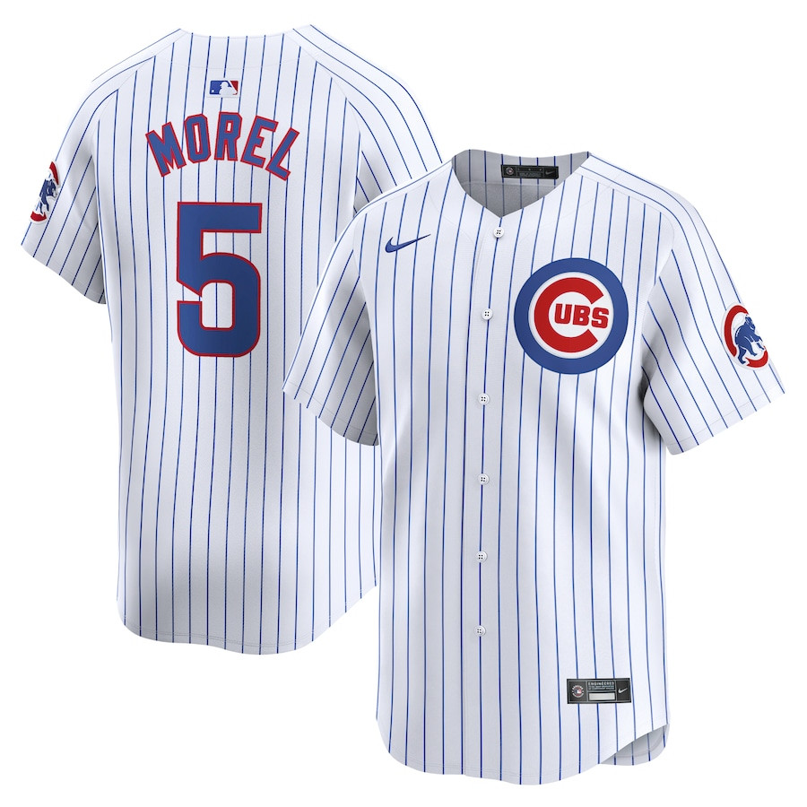 Christopher Morel 5 Chicago Cubs Home Limited Player White MLB Jersey Men's
