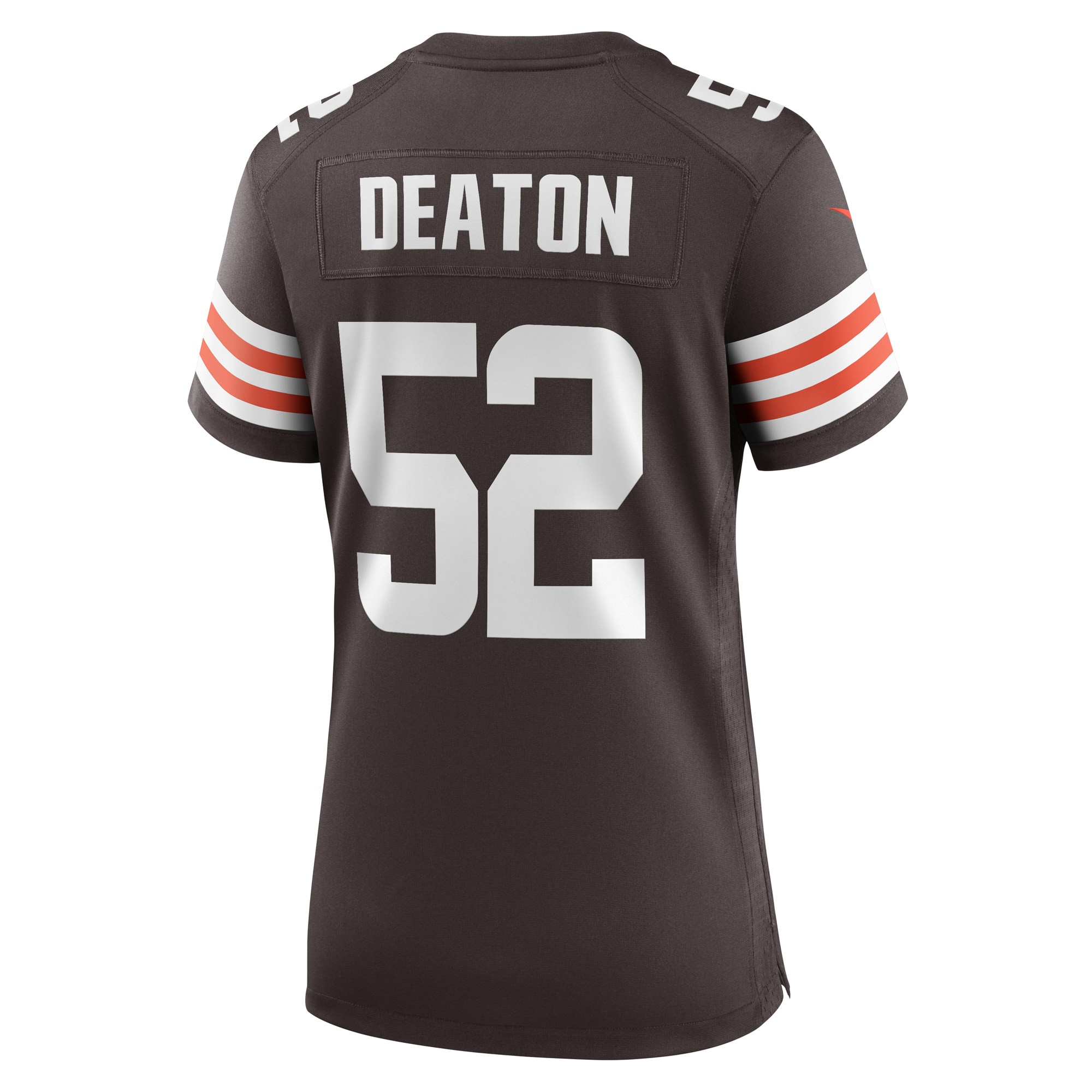 Cleveland Browns Dawson Deaton Brown Game Player NFL Jersey Women's