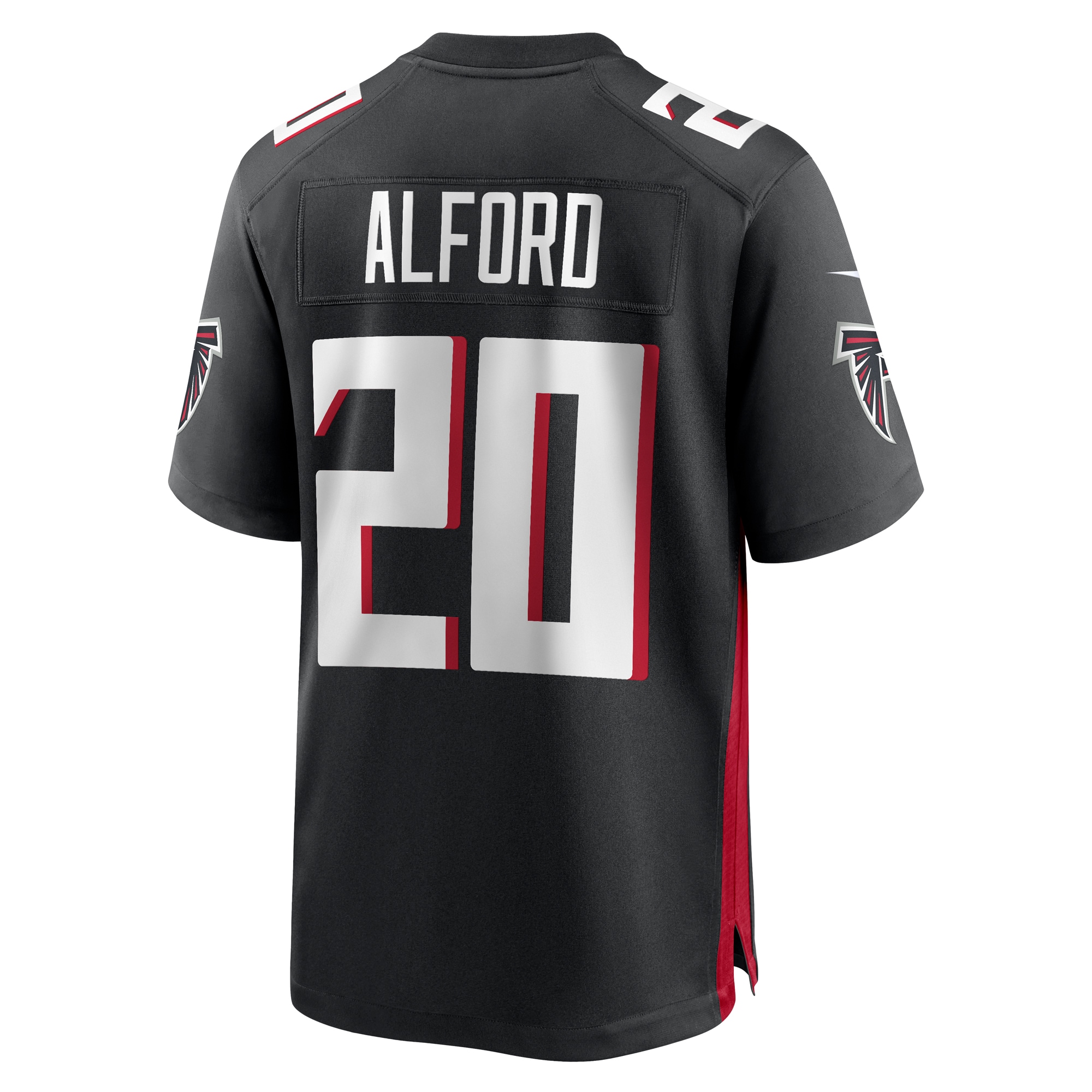 Atlanta Falcons Dee Alford Black Team Game NFL Jersey Men's