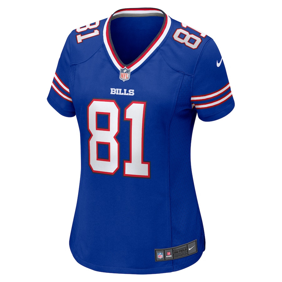Quintez Cephus 81 Buffalo Bills Team Game Royal NFL Jersey Women's