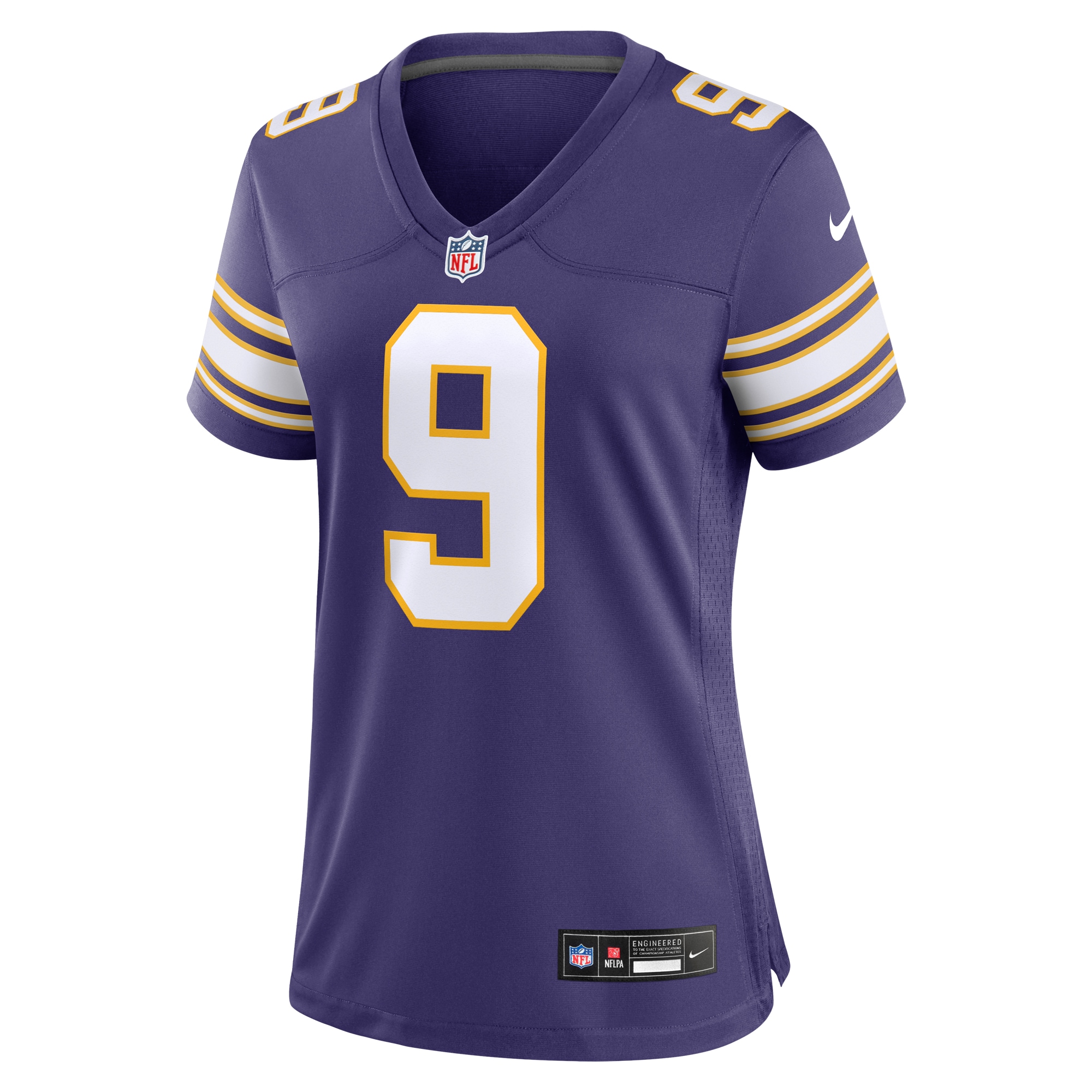Minnesota Vikings J.J. McCarthy Purple 2nd Alternate Player Game NFL Jersey Women's