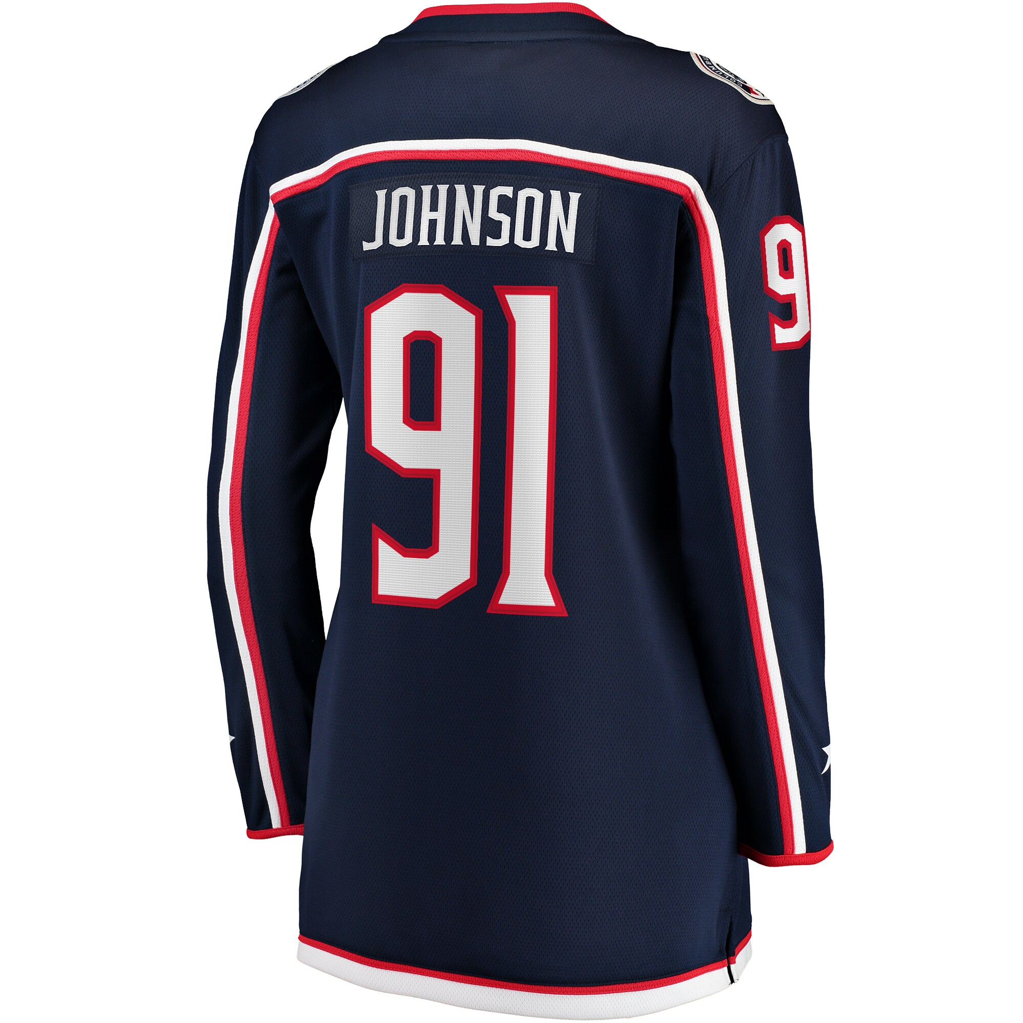 Columbus Blue Jackets Kent Johnson Navy Home Breakaway Player NHL Jersey Women's