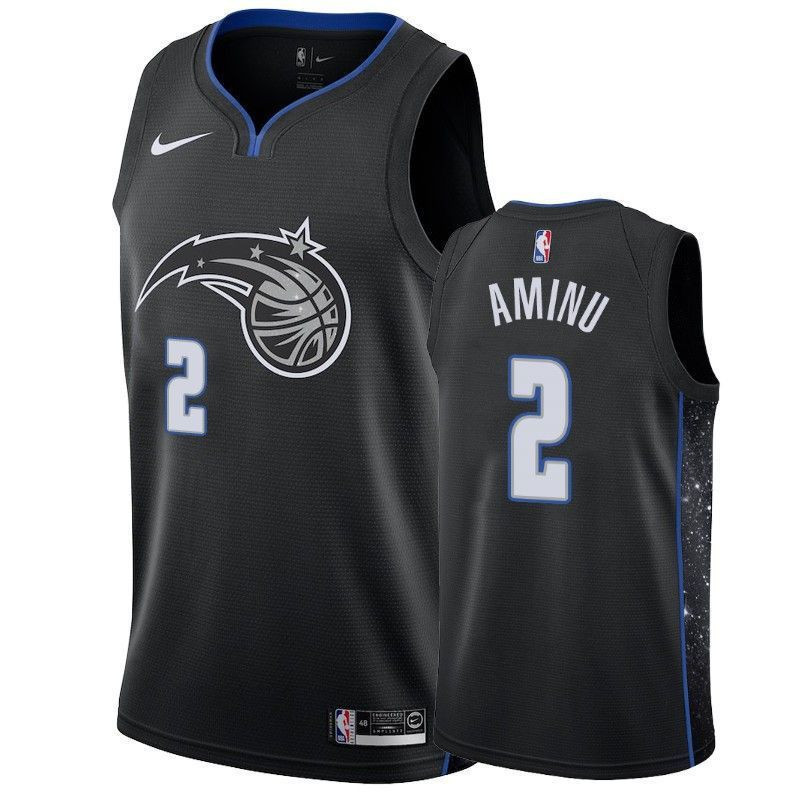Orlando Magicc Al-farouq Aminu 2 City NBA Jersey Men's