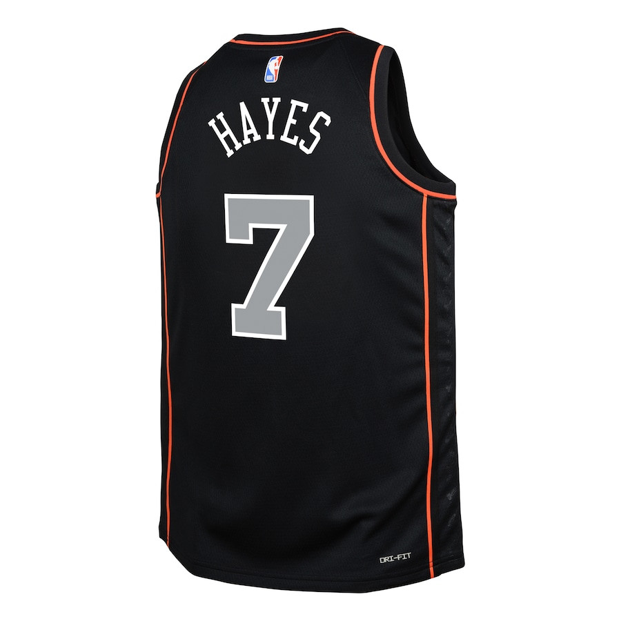 Killian Hayes 7 Detroit Pistons 2023/24 City Edition Swingma Black NBA Jersey Youth