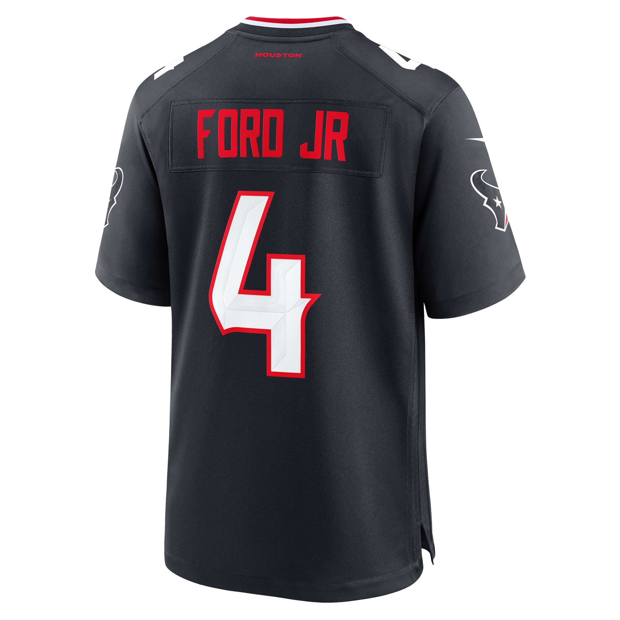 Houston Texans Mike Ford Navy Team Game NFL Jersey Men's