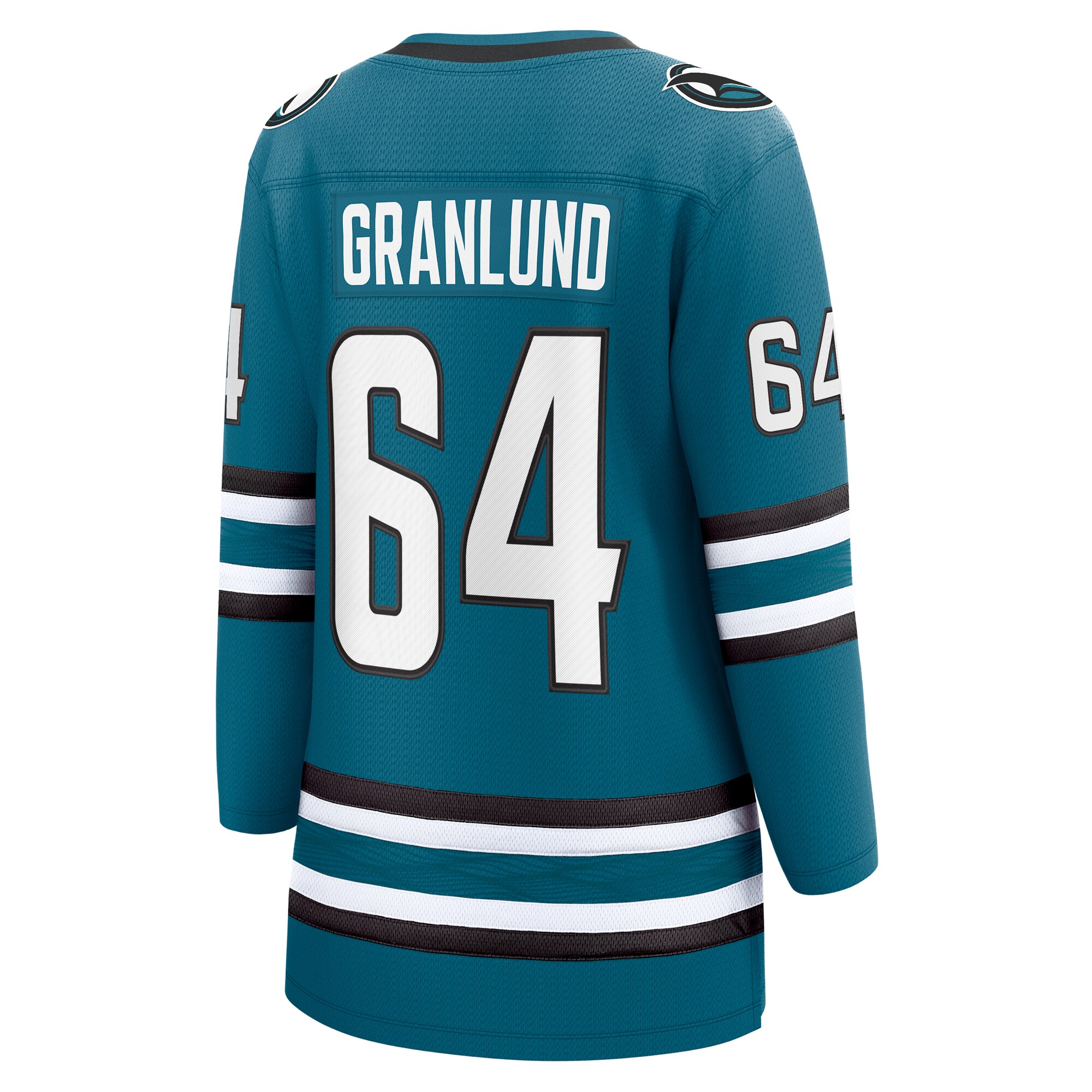 San Jose Sharks Mikael Granlund Teal Home Breakaway Player NHL Jersey Women's