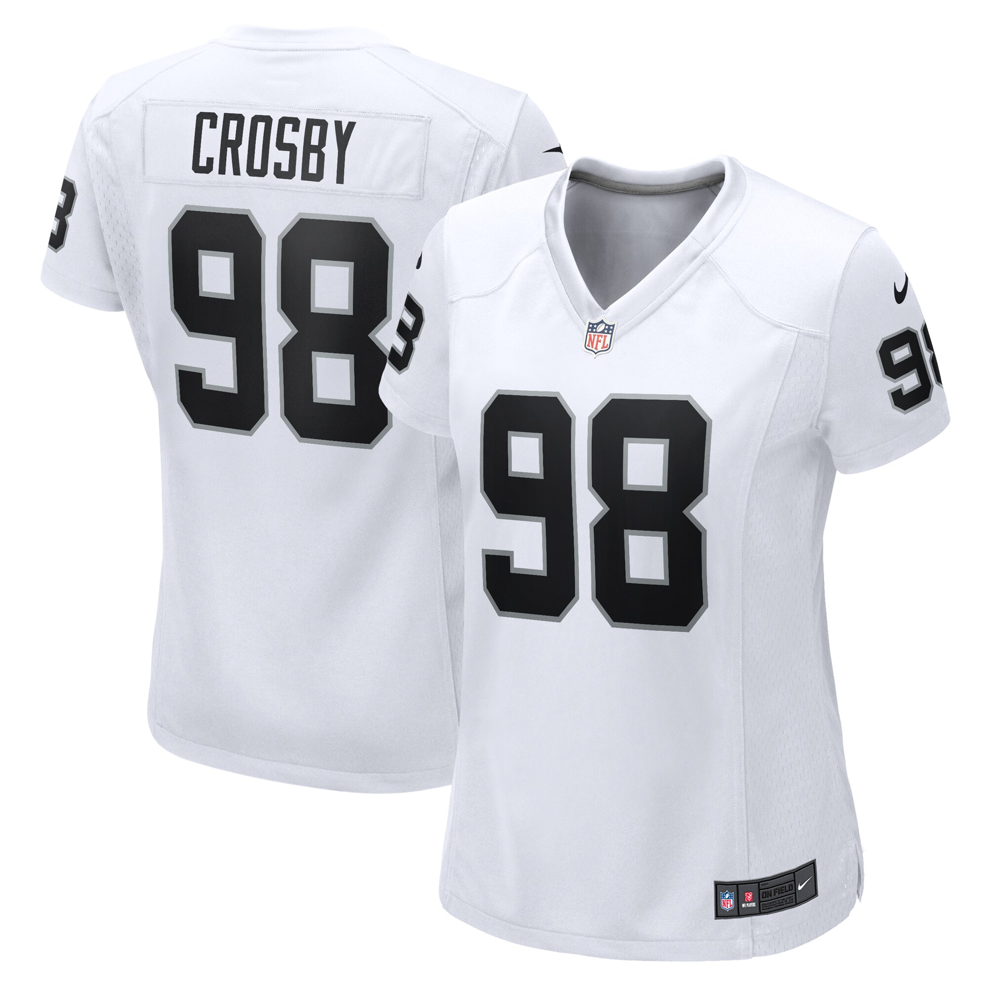 Maxx Crosby Las Vegas Raiders Nike Women's Game Jersey - White