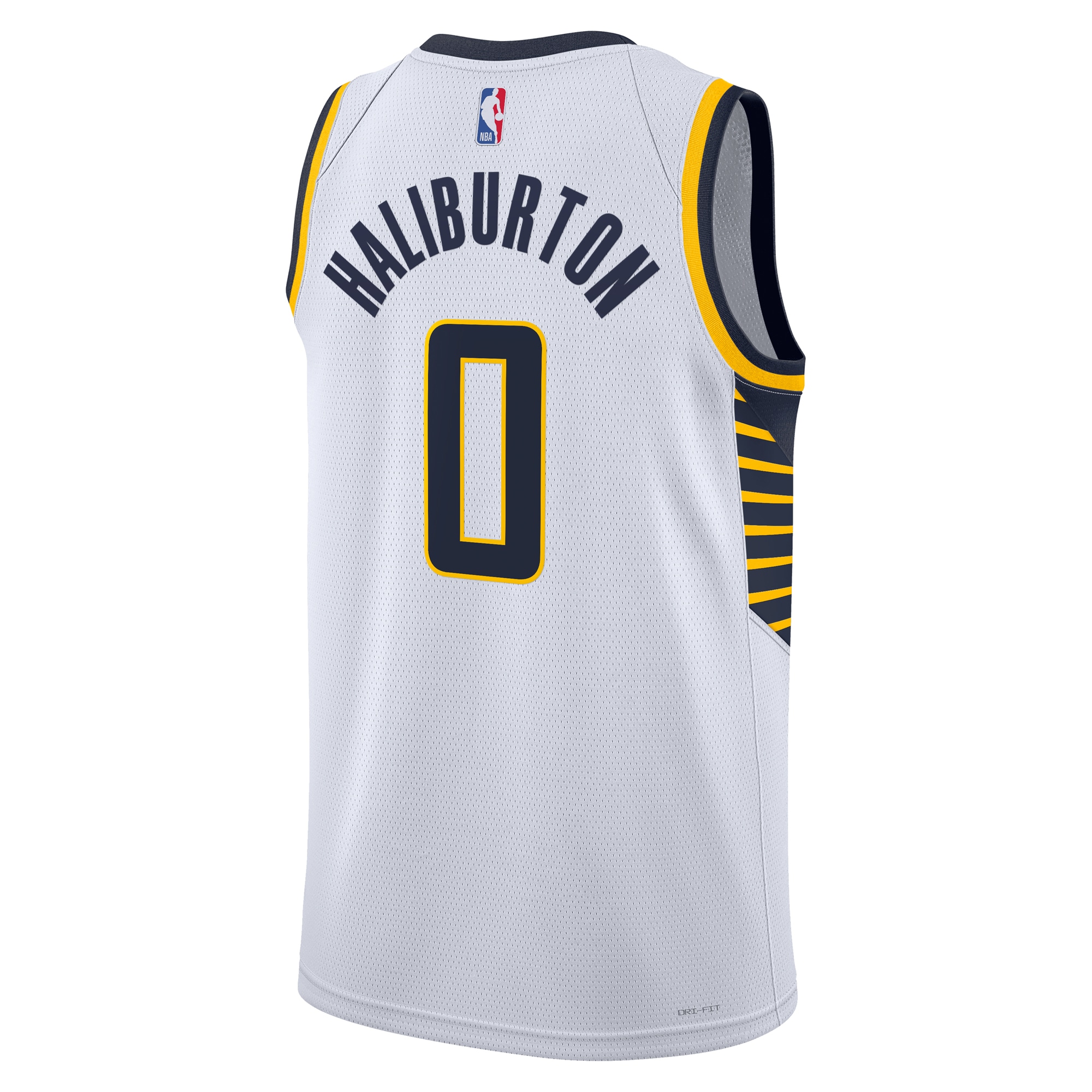 Indiana Pacers Association Edition Swingman White Tyrese Haliburto NBA Jersey Youth