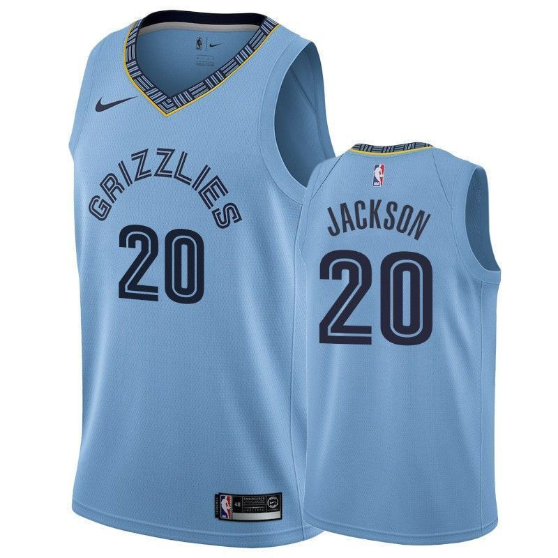 Memphis Grizzlies Josh Jackson 20 Statet NBA Jersey Men's