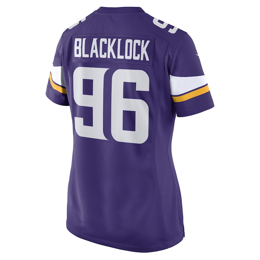 Ross Blacklock 96 Minnesota Vikings Game Purple NFL Jersey Women's