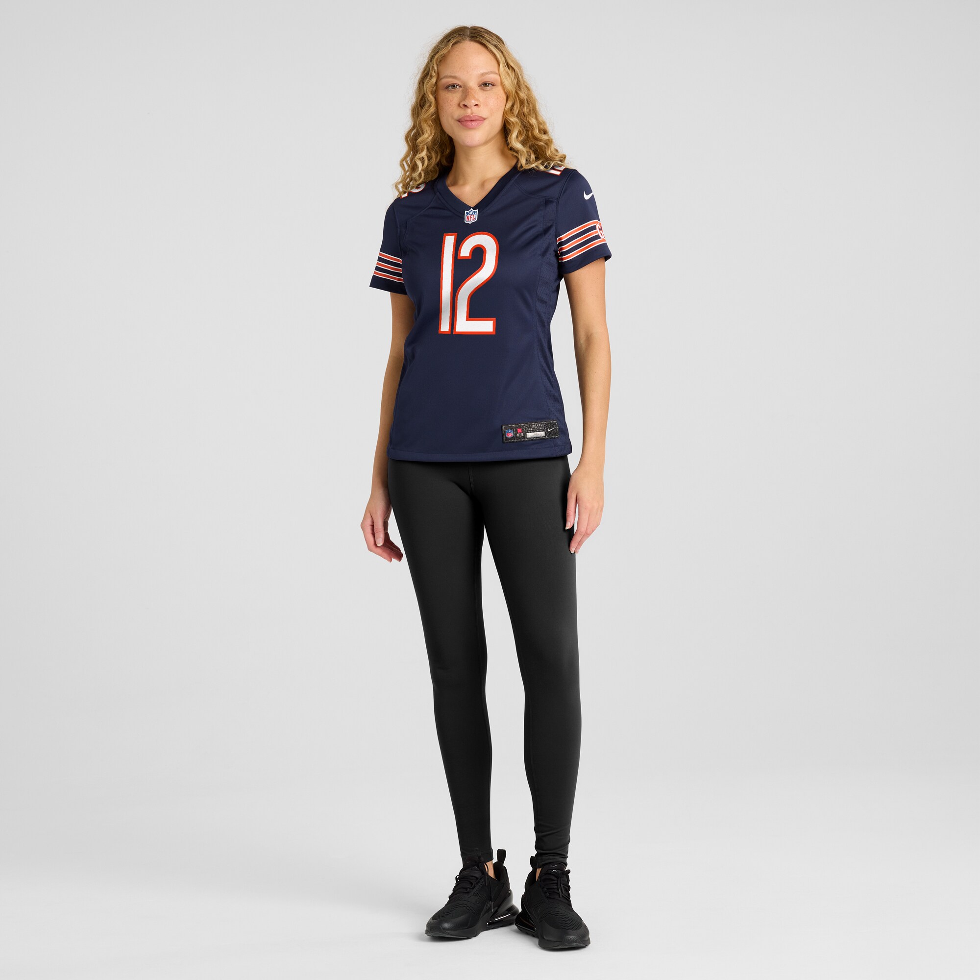 Chicago Bears Velus Jones Jr. Navy Game Player NFL Jersey Women's