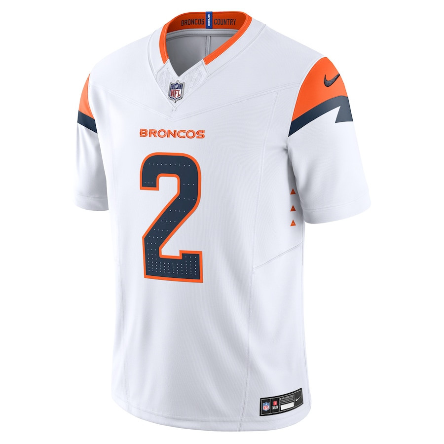 Patrick Surtain II 2 Denver Broncos Vapor F.U.S.E. Limited White NFL Jersey Men's