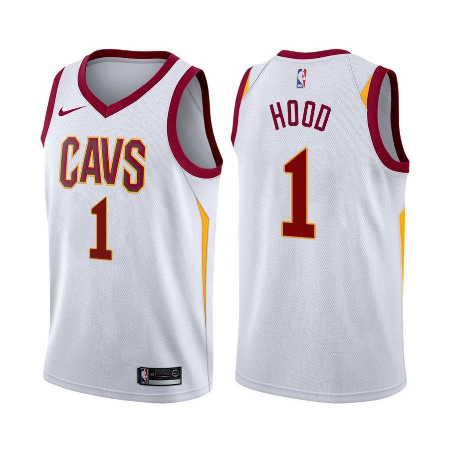Cleveland Cavaliers Rodney Hood 1 Association Editio White NBA Jersey Men's