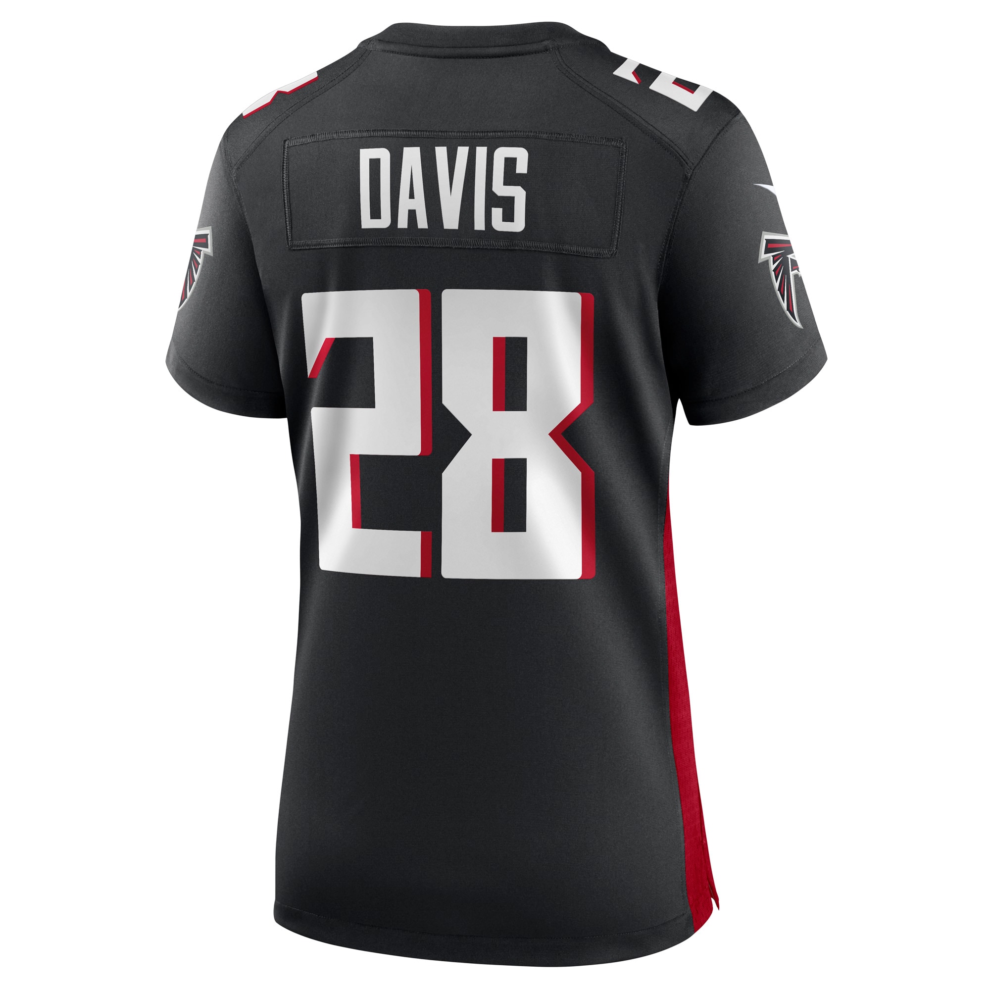 Atlanta Falcons Mike Davis Black Game Player NFL Jersey Women's