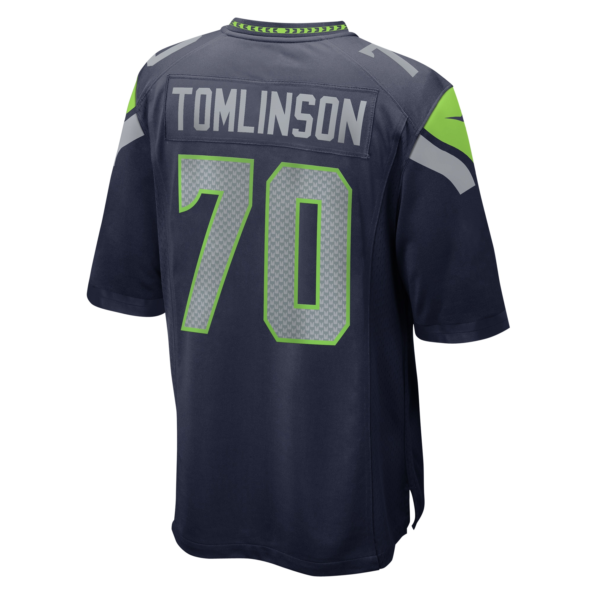 Seattle Seahawks Laken Tomlinson College Navy Game NFL Jersey Men's