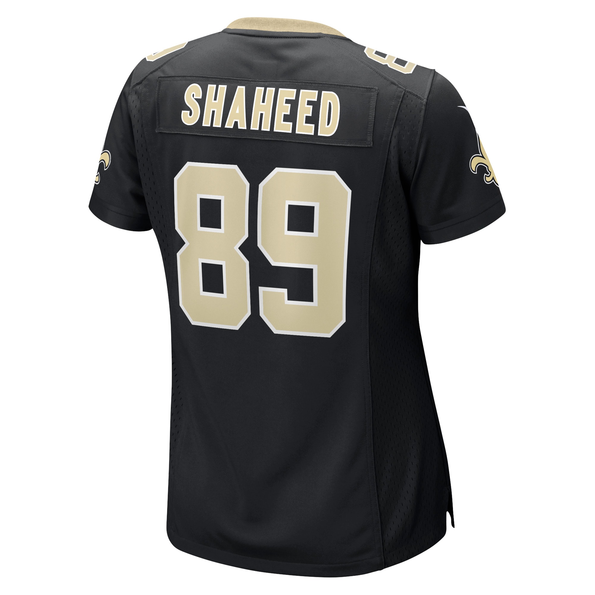 New Orleans Saints Rashid Shaheed Black Game Player NFL Jersey Women's