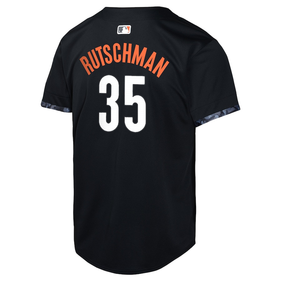 Adley Rutschman 35 Baltimore Orioles City Connect Limited Black MLB Jersey Youth