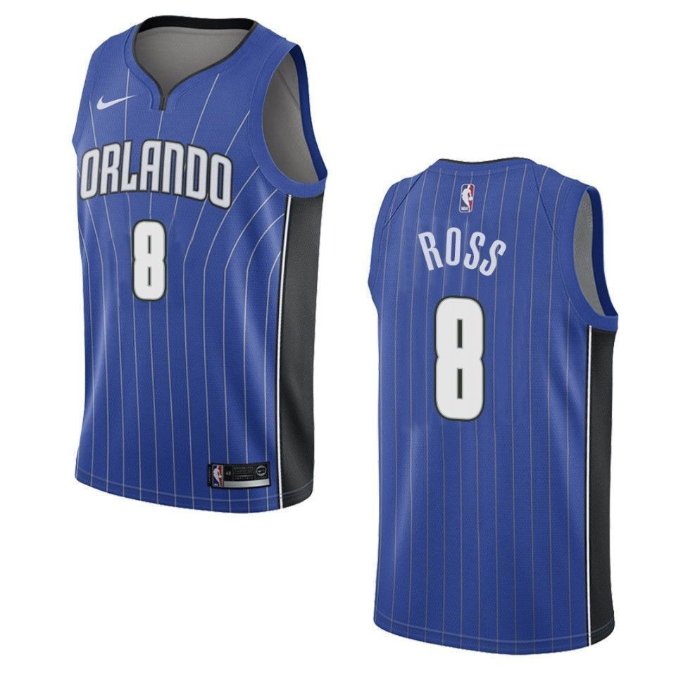 Orlando Magicc 8 Terrence Ross Icon Swingman Blue NBA Jersey Men's