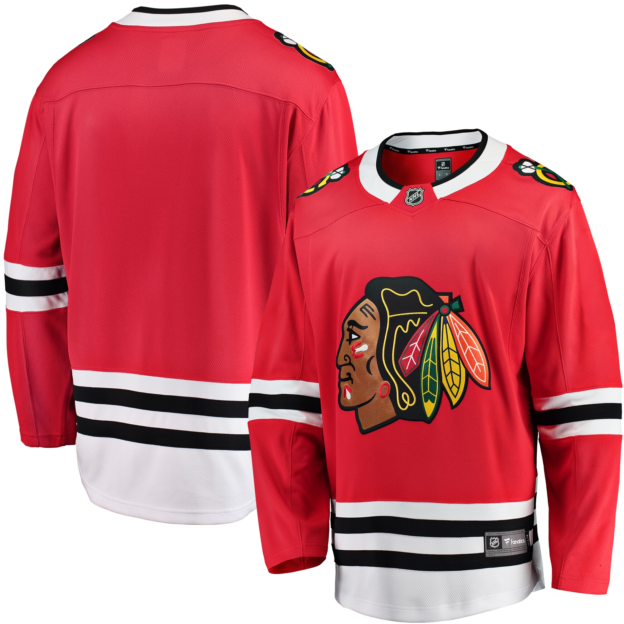Chicago Blackhawks Red Breakaway Home NHL Jersey Men's