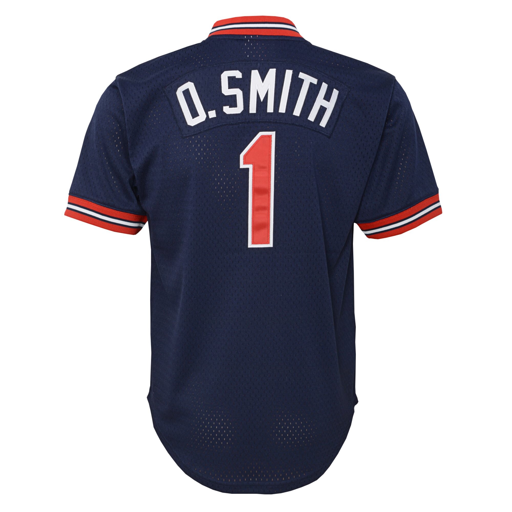 St. Louis Cardinals Ozzie Smith Mitchell Ness Navy Cooperstown Collection Mesh Batting Practice MLB Jersey Youth