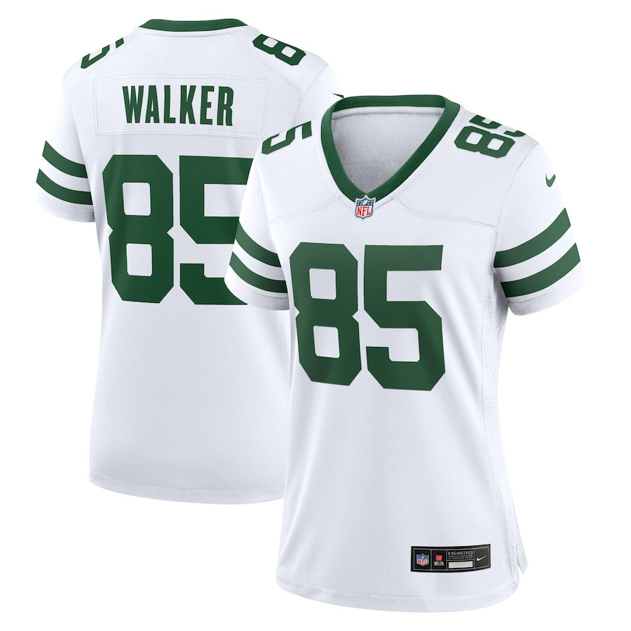 Wesley Walker 85 New York Jets Game Retired Player Women, White NFL Jersey Women's