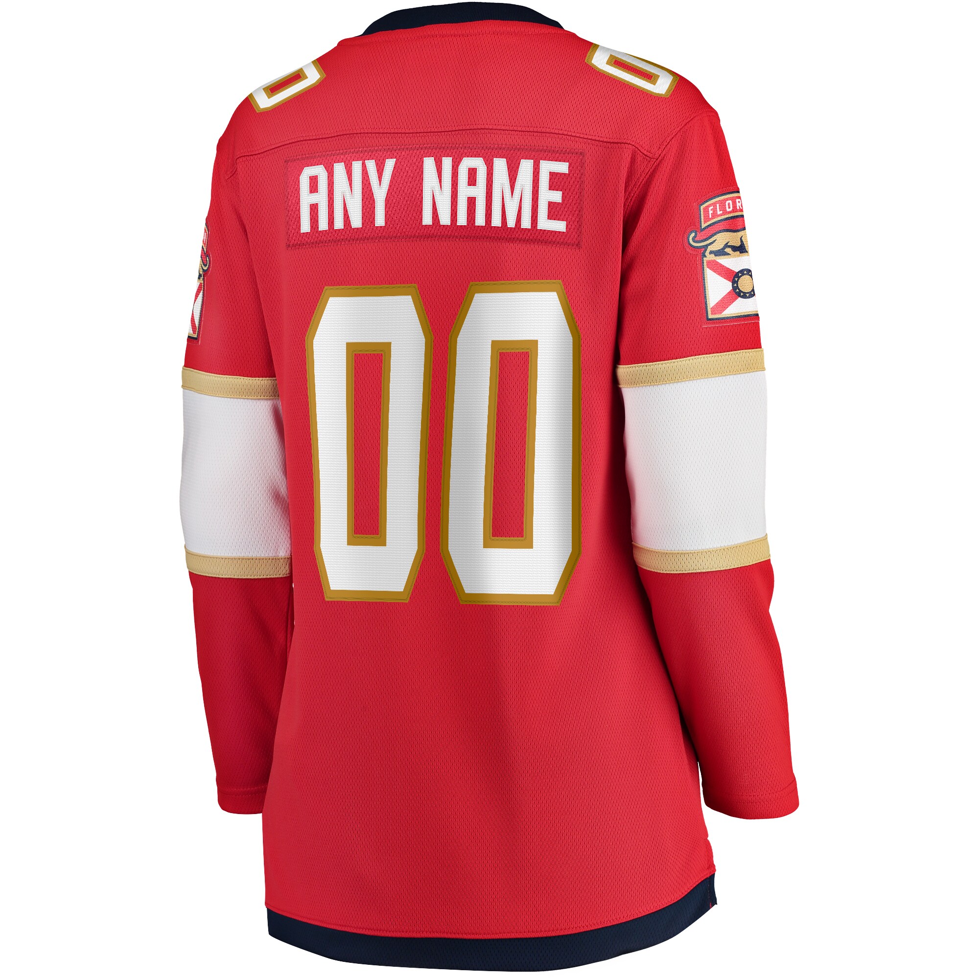 Florida Panthers Red Home 2024 Stanley Cup Champions Breakaway Custom NHL Jersey Women's
