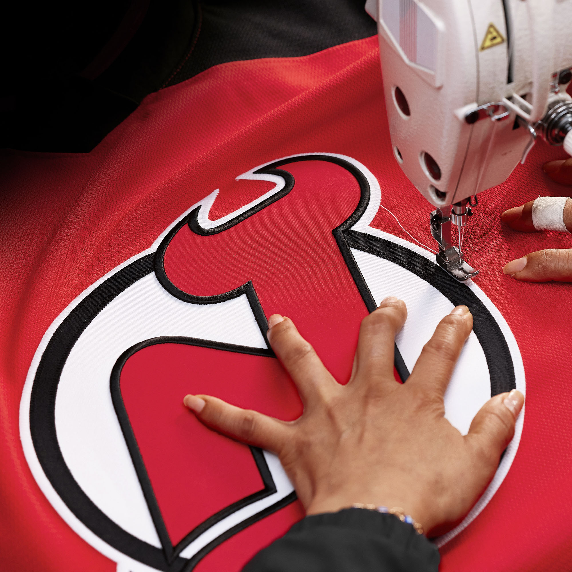 New Jersey Devils Red Home Pro Custom NHL Jersey Men's