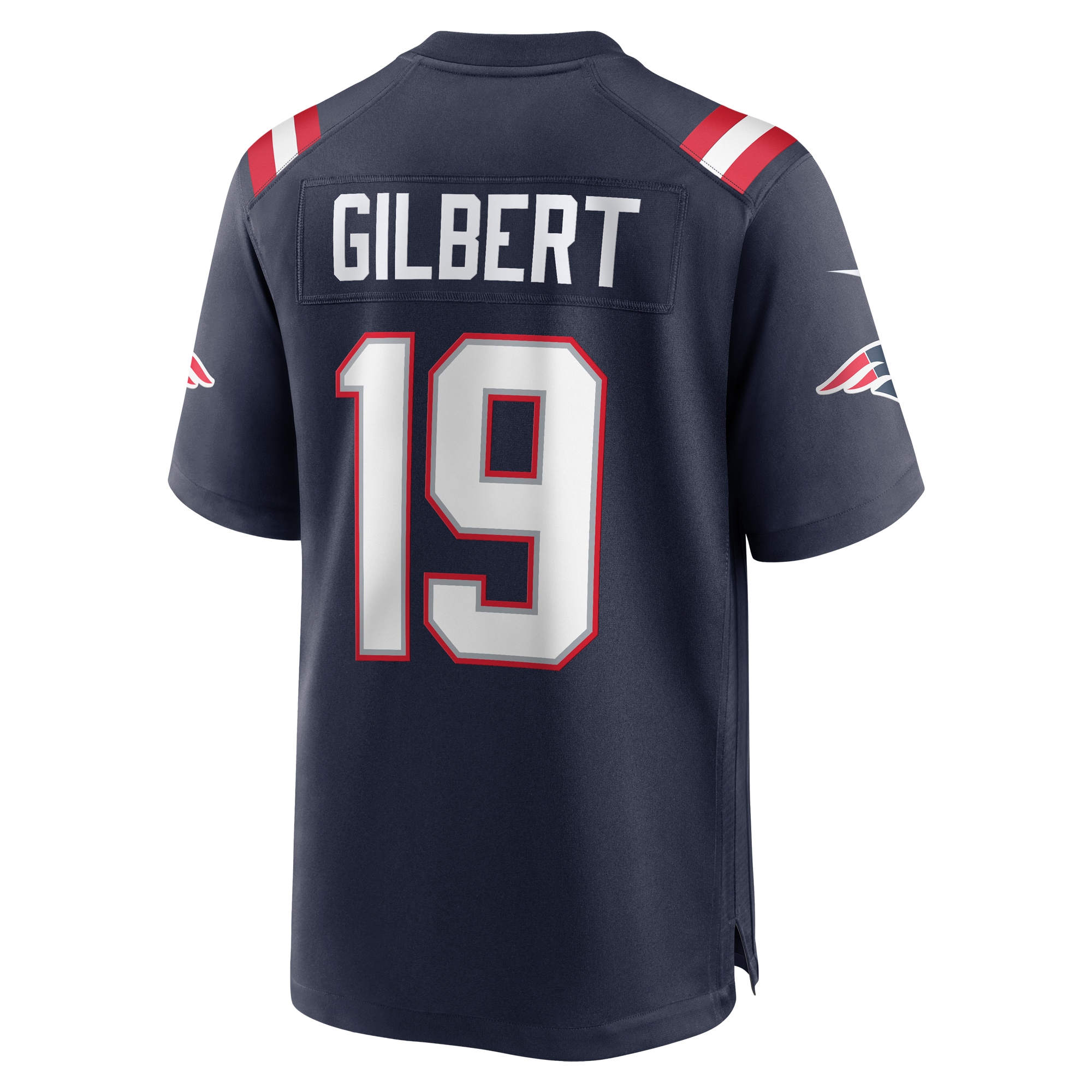 New England Patriots Garrett Gilbert Navy Home Game Player NFL Jersey Men's
