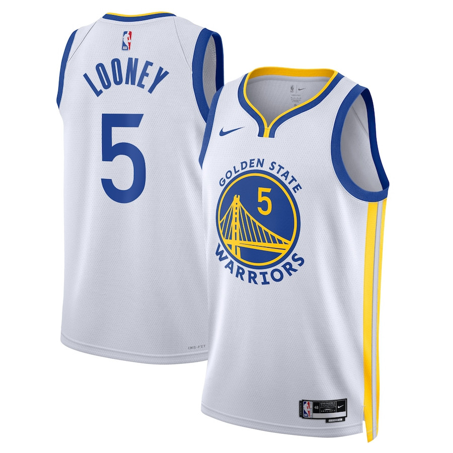 Kevon Looney 5 Golden State Warriors Unisex Swingman Association Editio White NBA Jersey Unisex