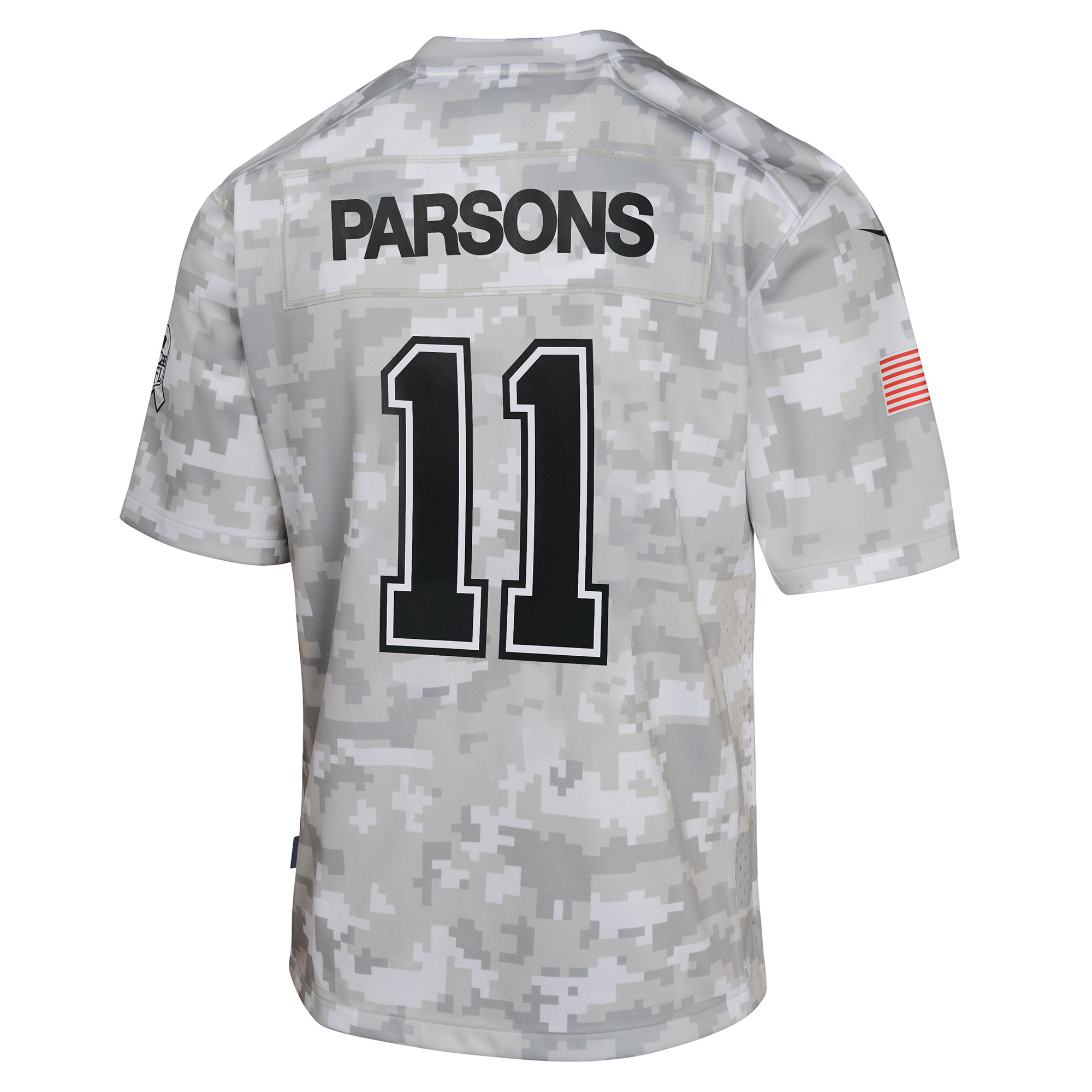 Dallas Cowboys Micah Parsons Arctic Camo 2024 Salute to Service Game NFL Jersey Youth