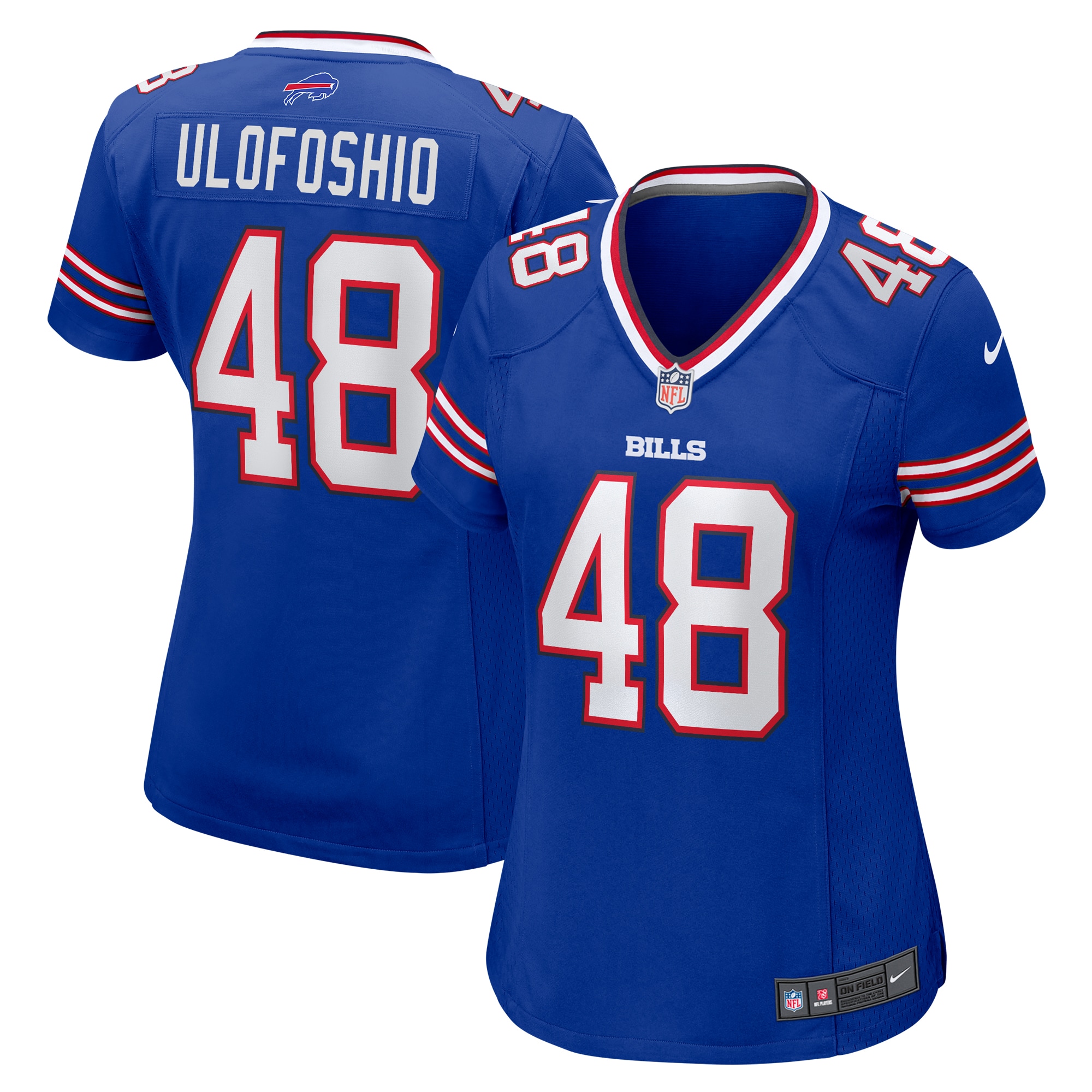 Buffalo Bills Edefuan Ulofoshio Royal Game NFL Jersey Women's