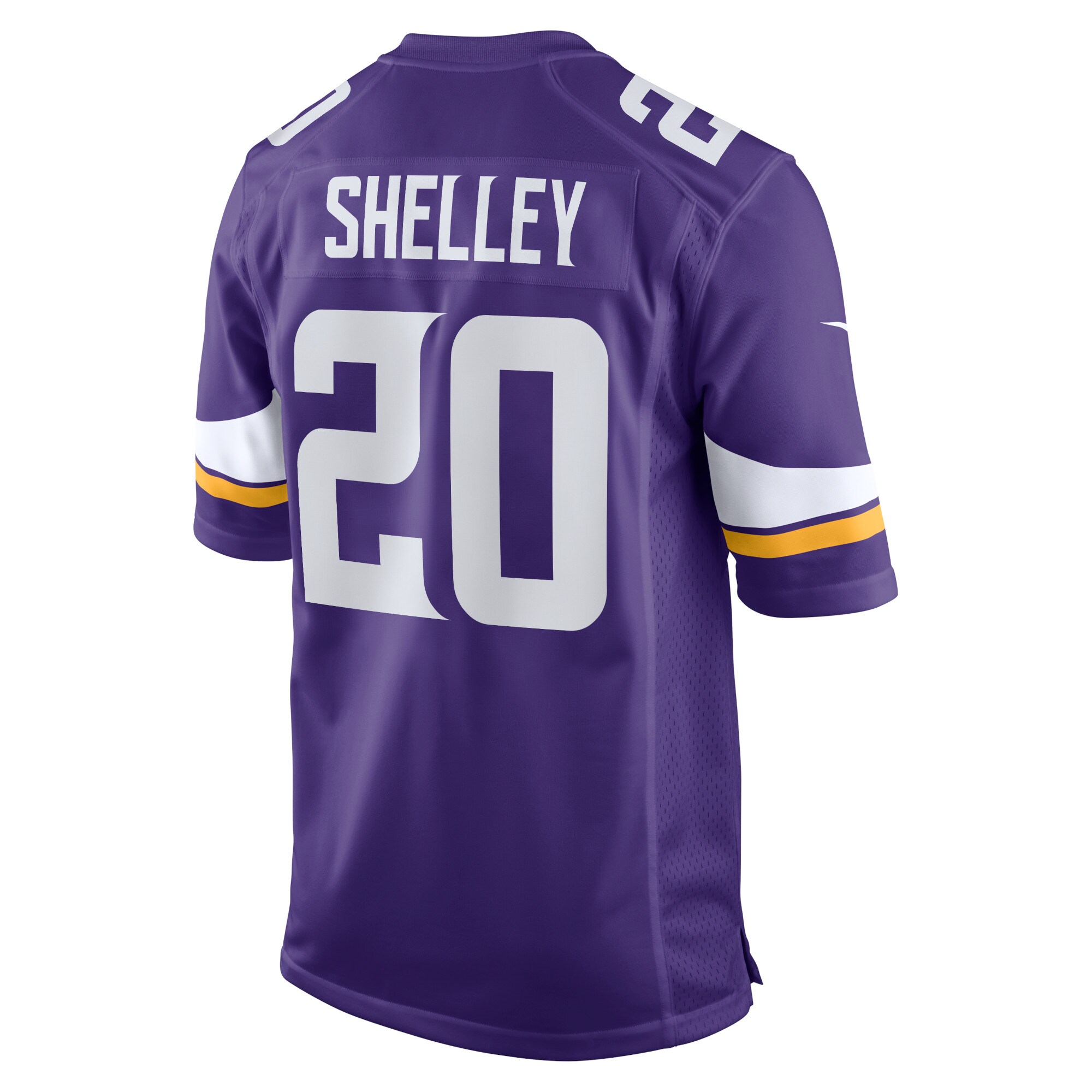 Minnesota Vikings Duke Shelley Purple Home Game Player NFL Jersey Men's