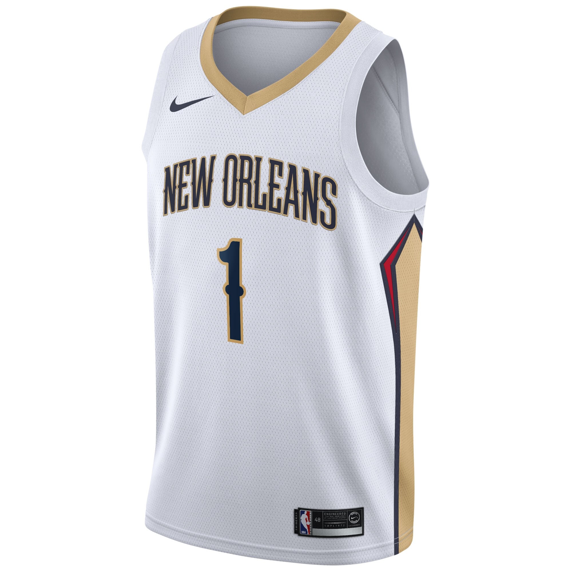 New Orleans Pelicans Association Swingman Zion Williamson NBA Jersey Men's