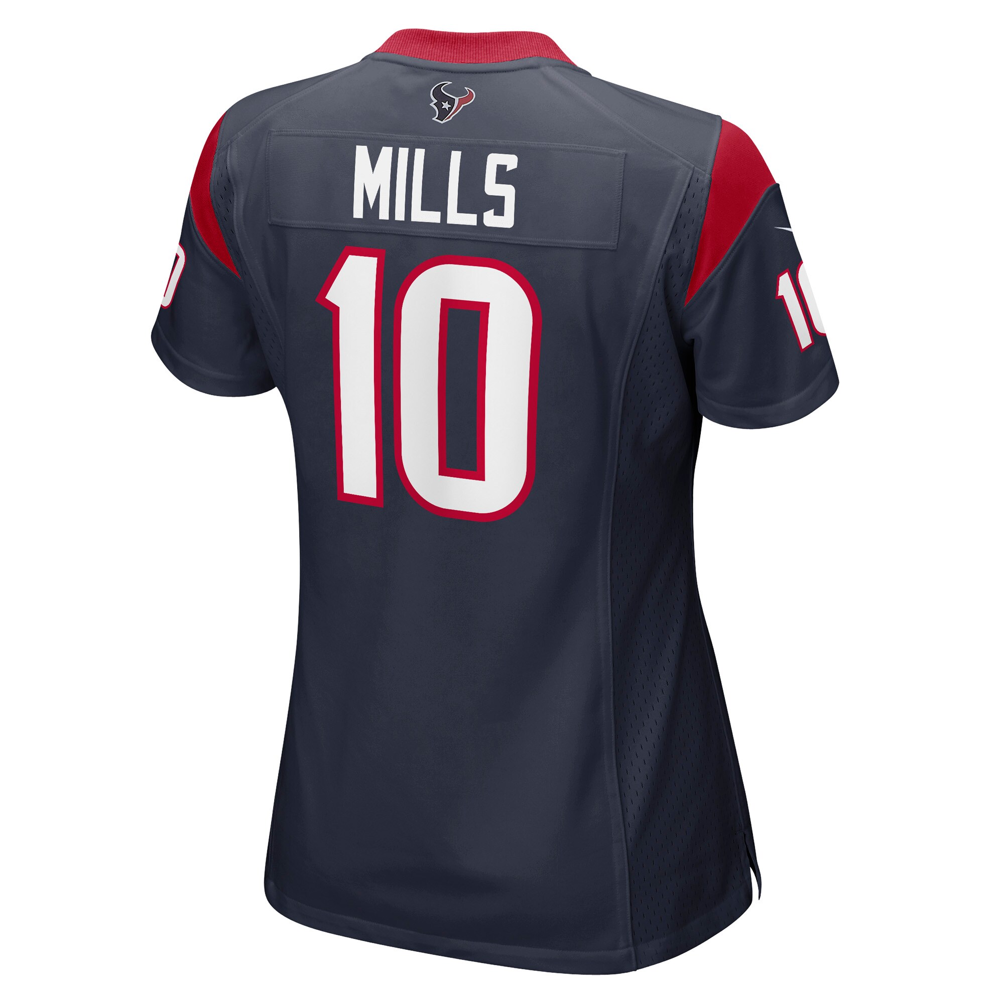 Houston Texans Davis Mills Navy Game NFL Jersey Women's