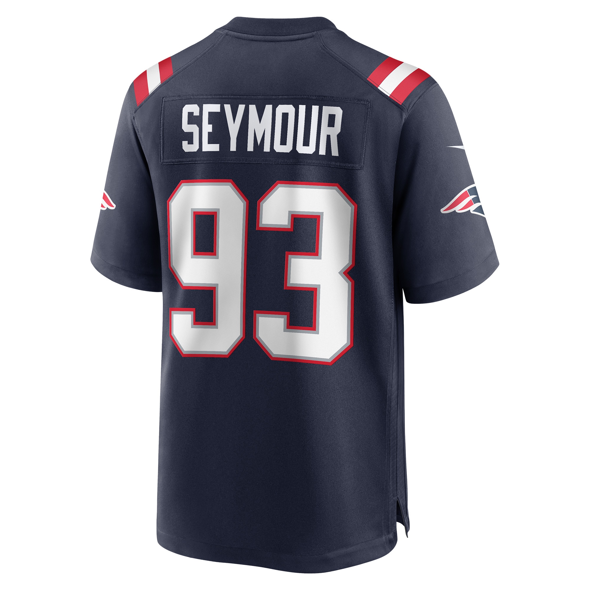 New England Patriots Richard Seymour Navy Retired Player Game NFL Jersey Men's