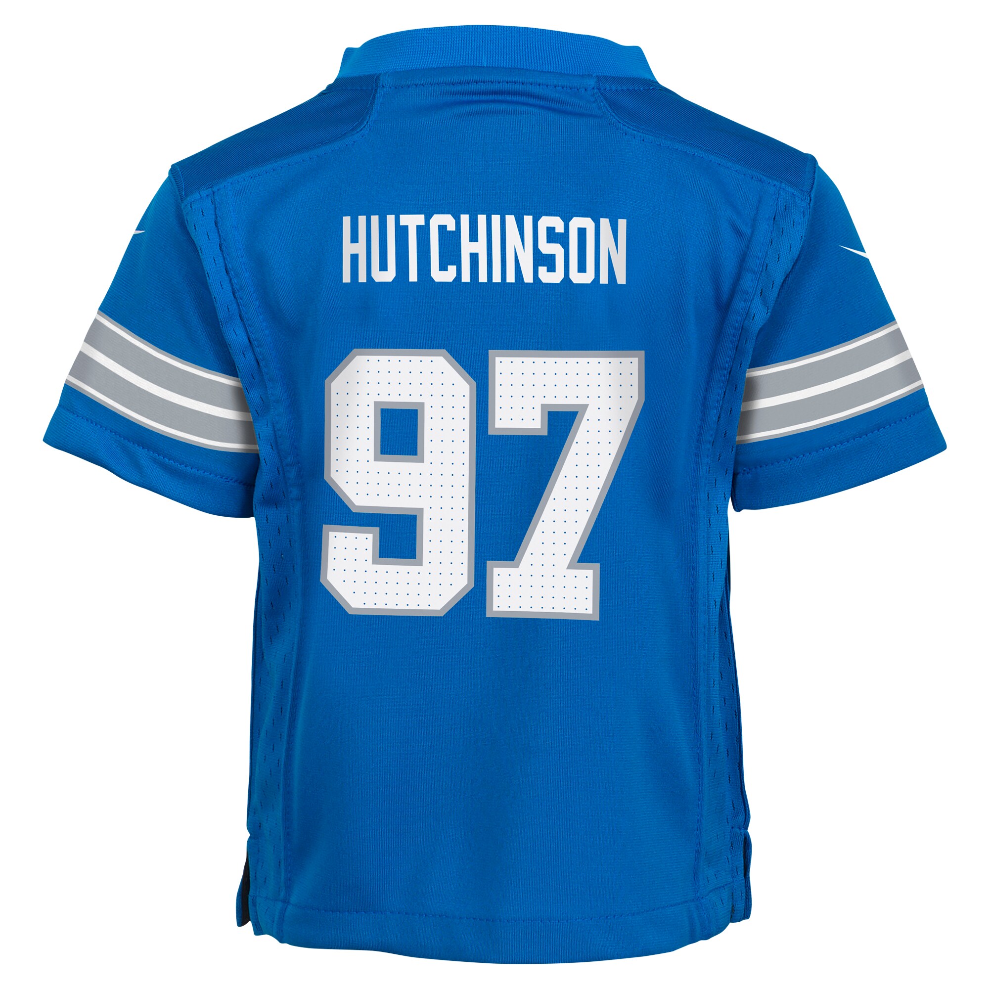 Preschool Detroit Lions Aidan Hutchinson Blue Player Game NFL Jersey Men's