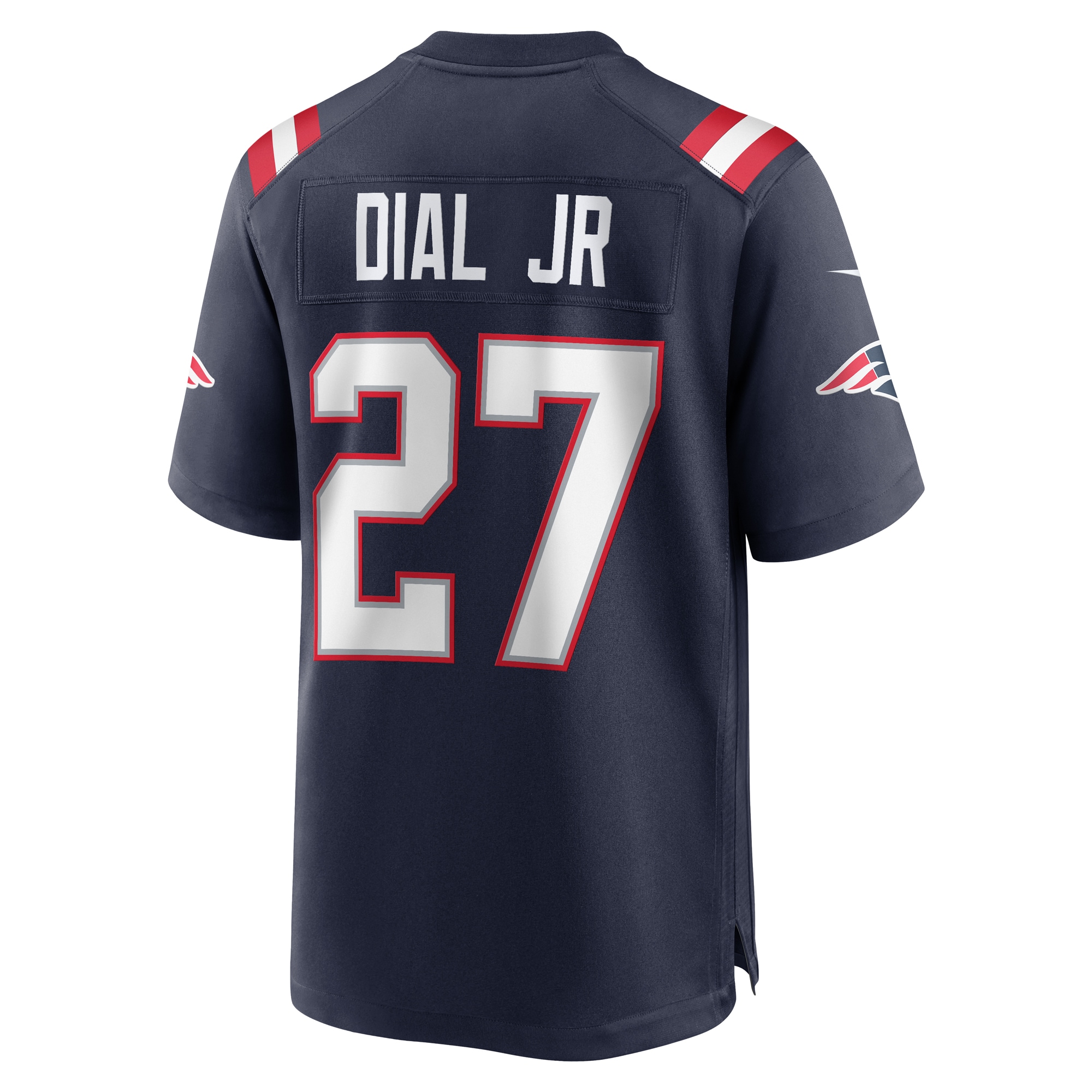 New England Patriots Marcellas Dial Jr. Navy Game NFL Jersey Men's