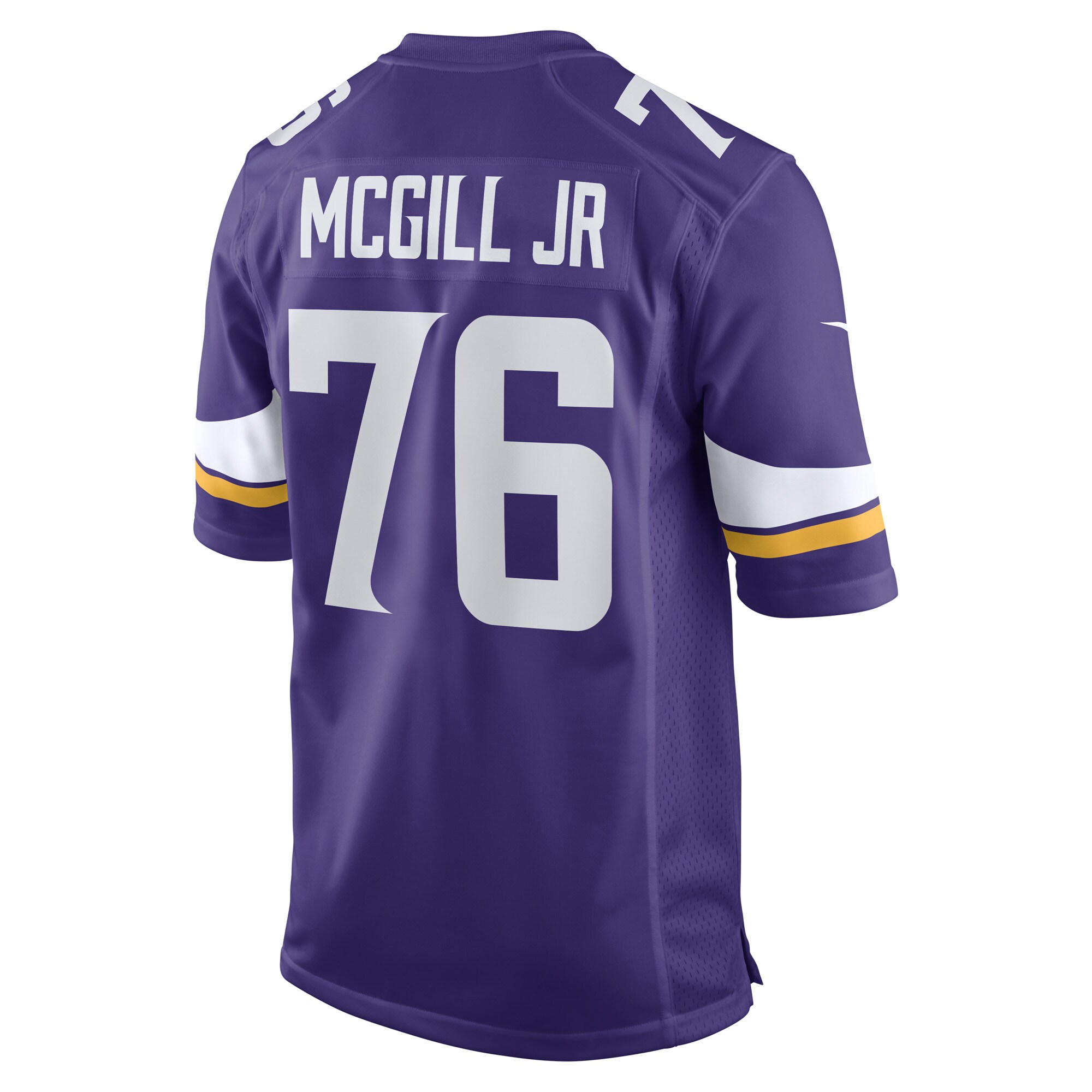 Minnesota Vikings T.Y. McGill Jr. Purple Game Player NFL Jersey Men's
