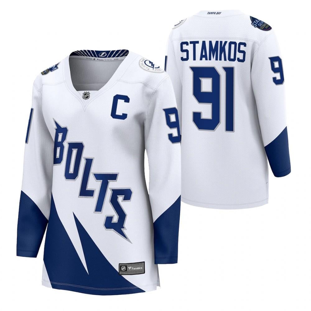 Tampa Bay Lightning Steven Stamkos 2022 Stadium Series White NHL Jersey Women's
