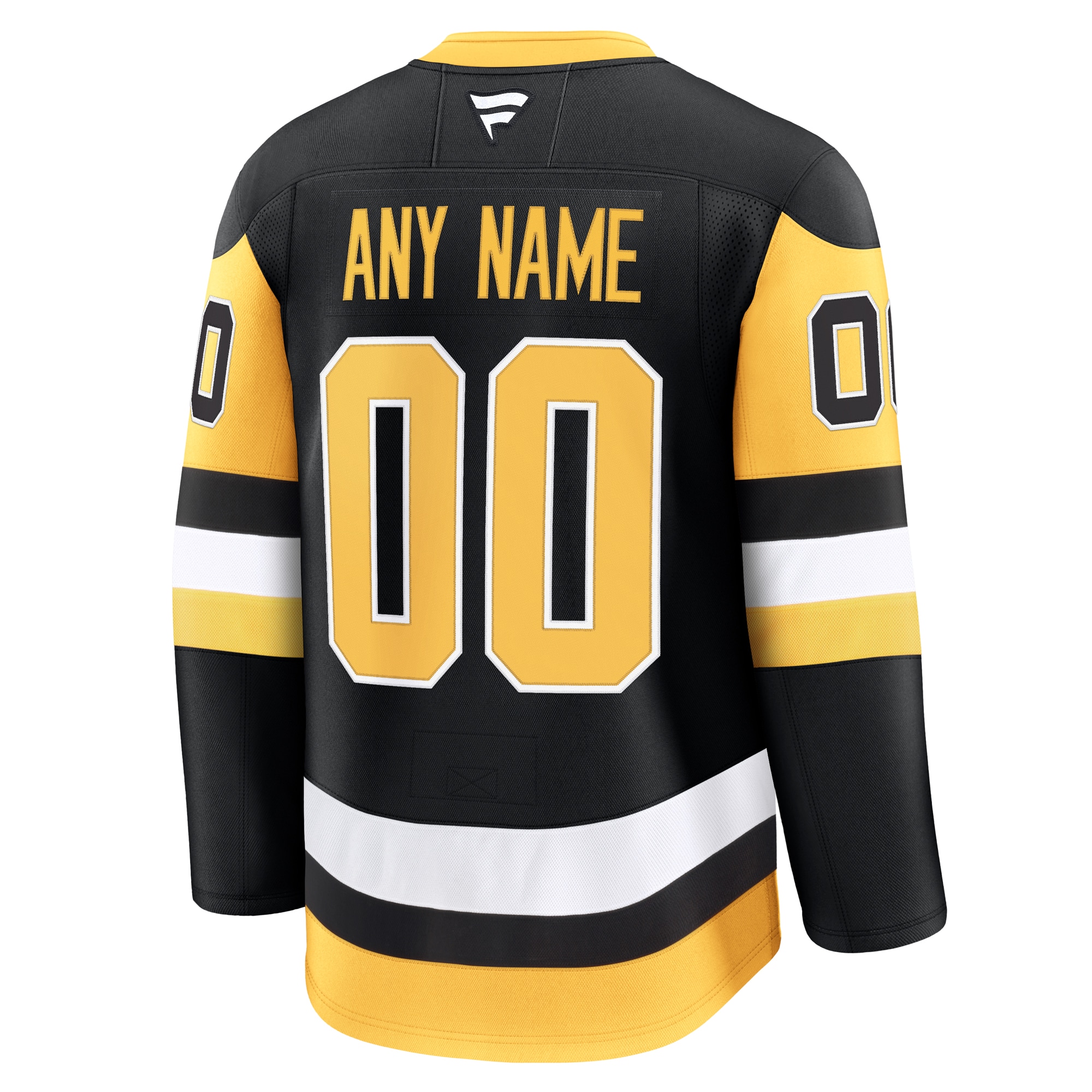 Pittsburgh Penguins Black Home Premium Custom NHL Jersey Men's