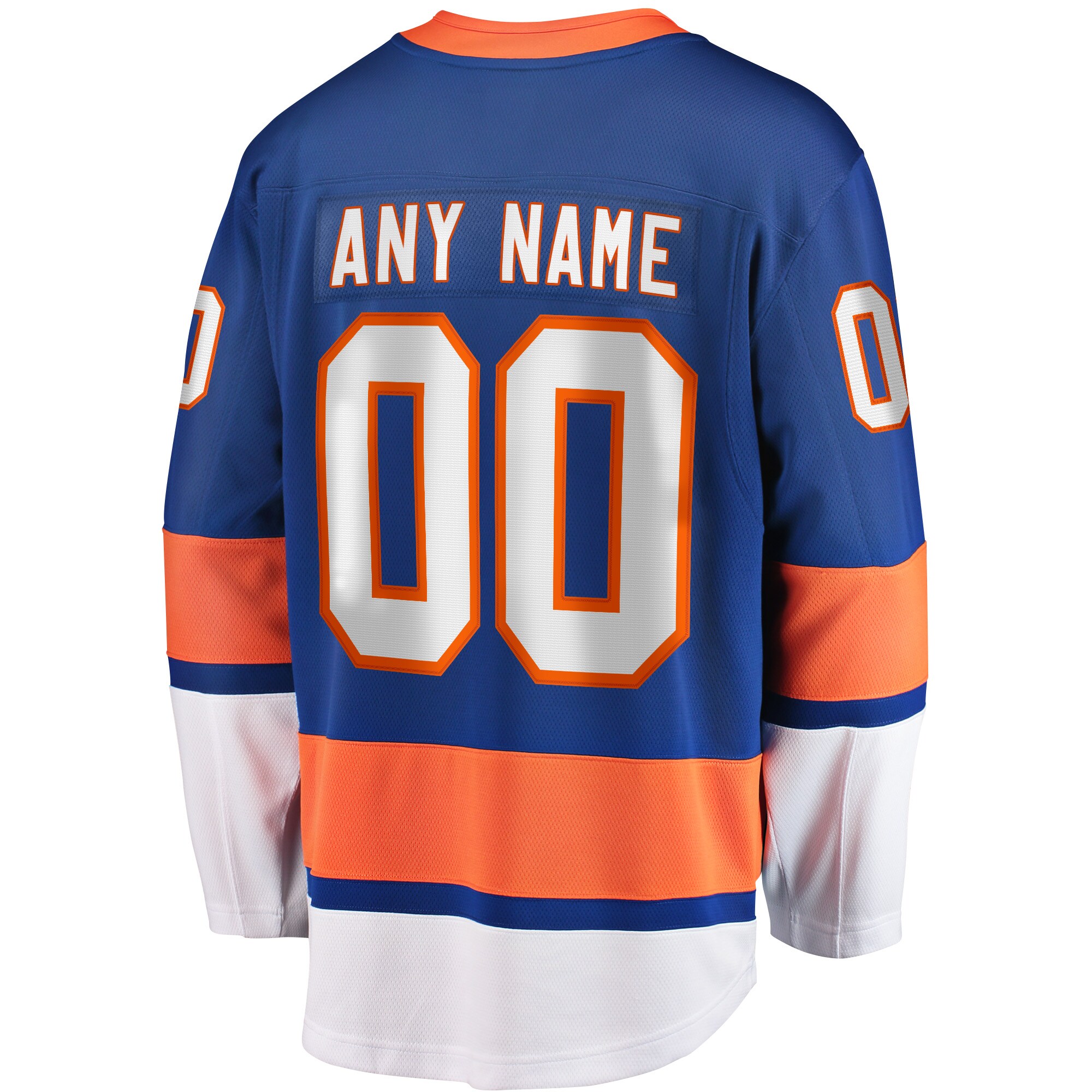 New York Islanders Blue Home Breakaway Custom NHL Jersey Men's