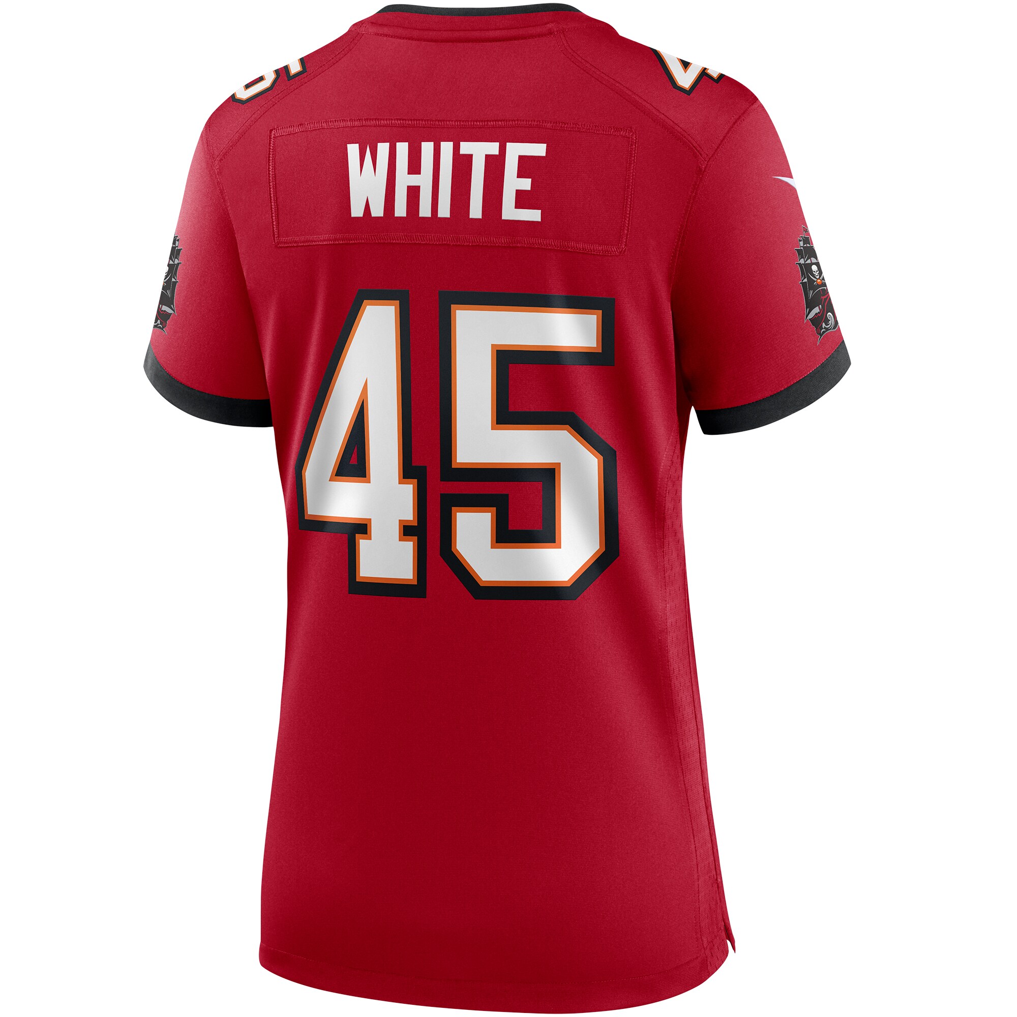 Tampa Bay Buccaneers Devin White Red Game Player NFL Jersey Women's
