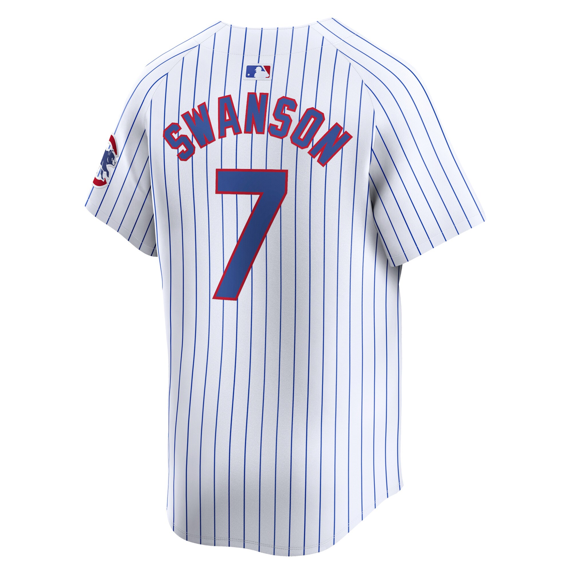 Chicago Cubs Dansby Swanson White Home Limited Player MLB Jersey Men's