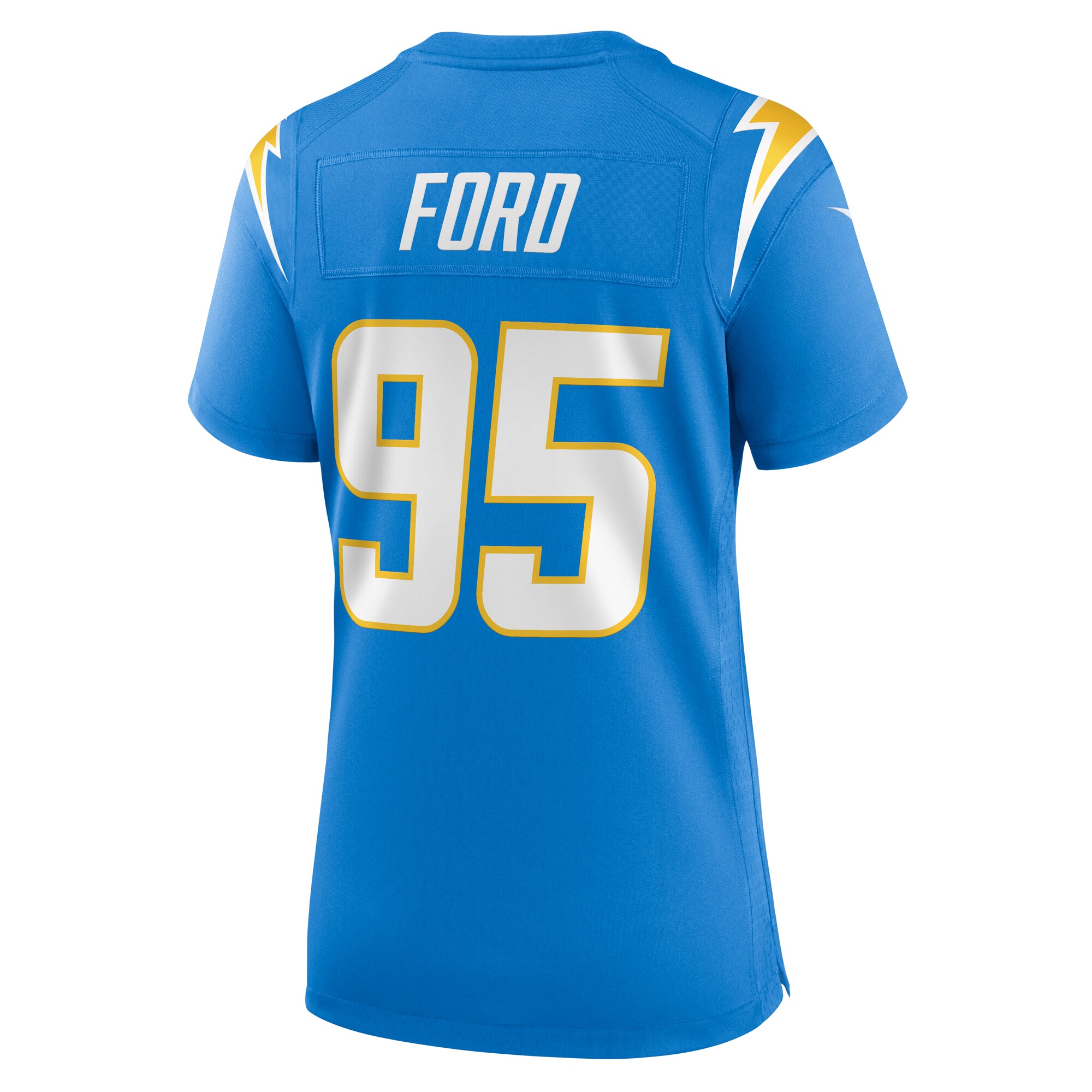 Los Angeles Chargers Poona Ford Powder Blue Team Game NFL Jersey Women's