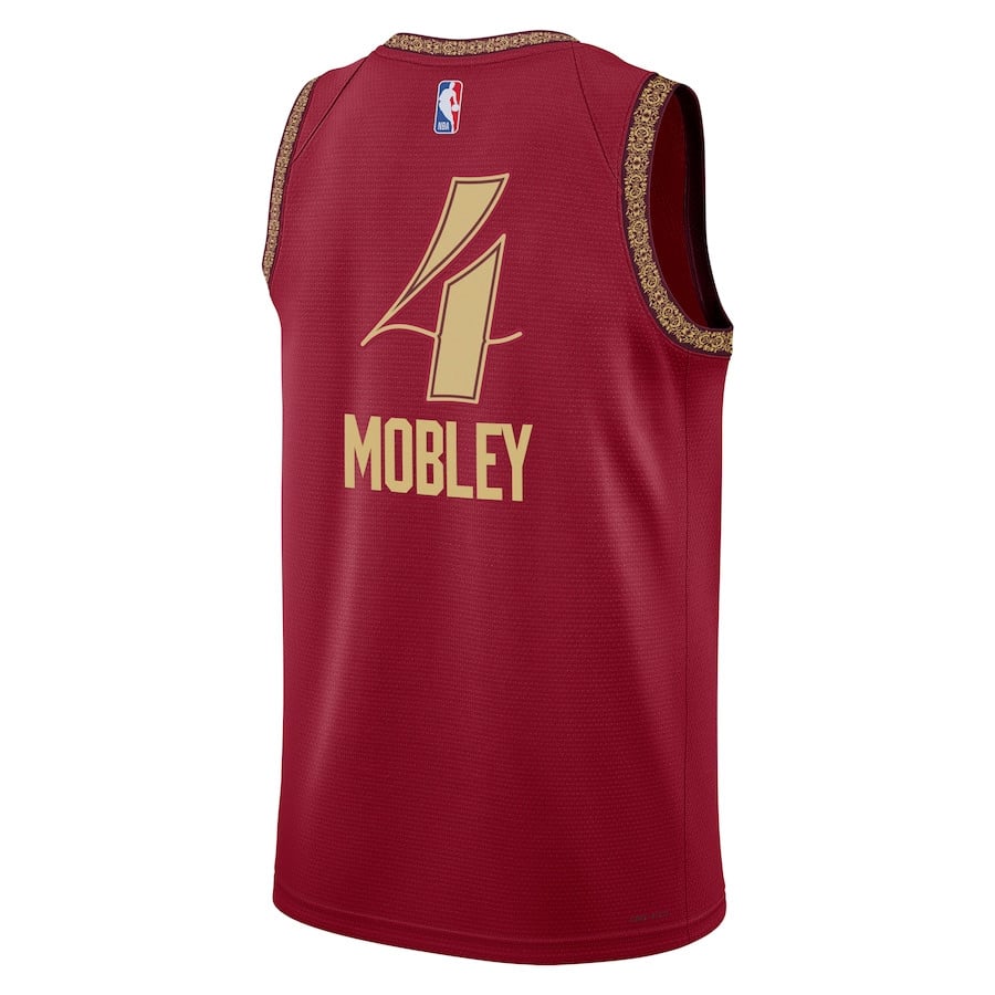 Evan Mobley 4 Cleveland Cavaliers 2023/24 City Edition Swingman Wine NBA Jersey Men's
